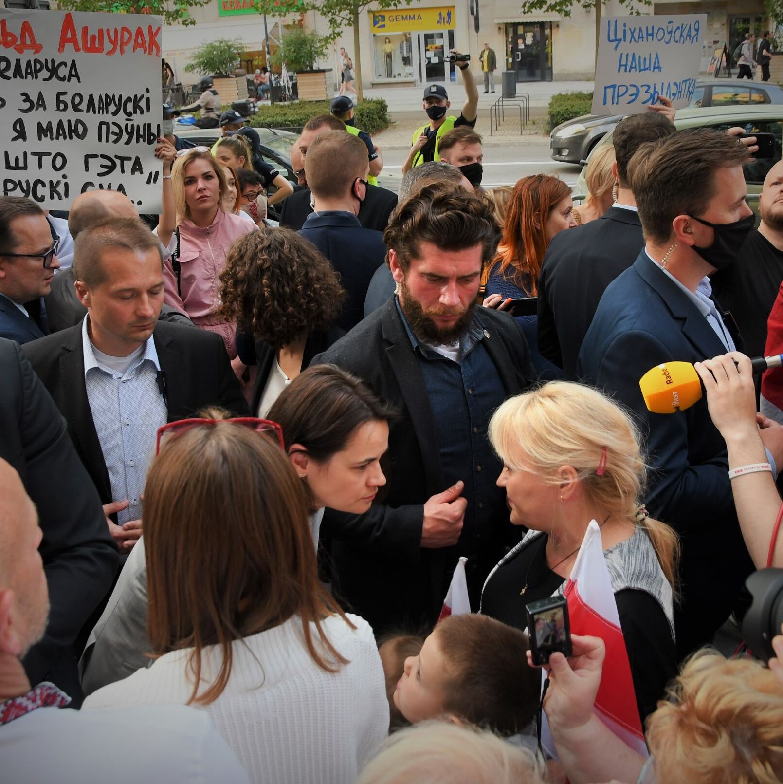 Warszawa, 03.06.2021. Spotkanie ze Swiatlaną Cichanouską w Warszawie