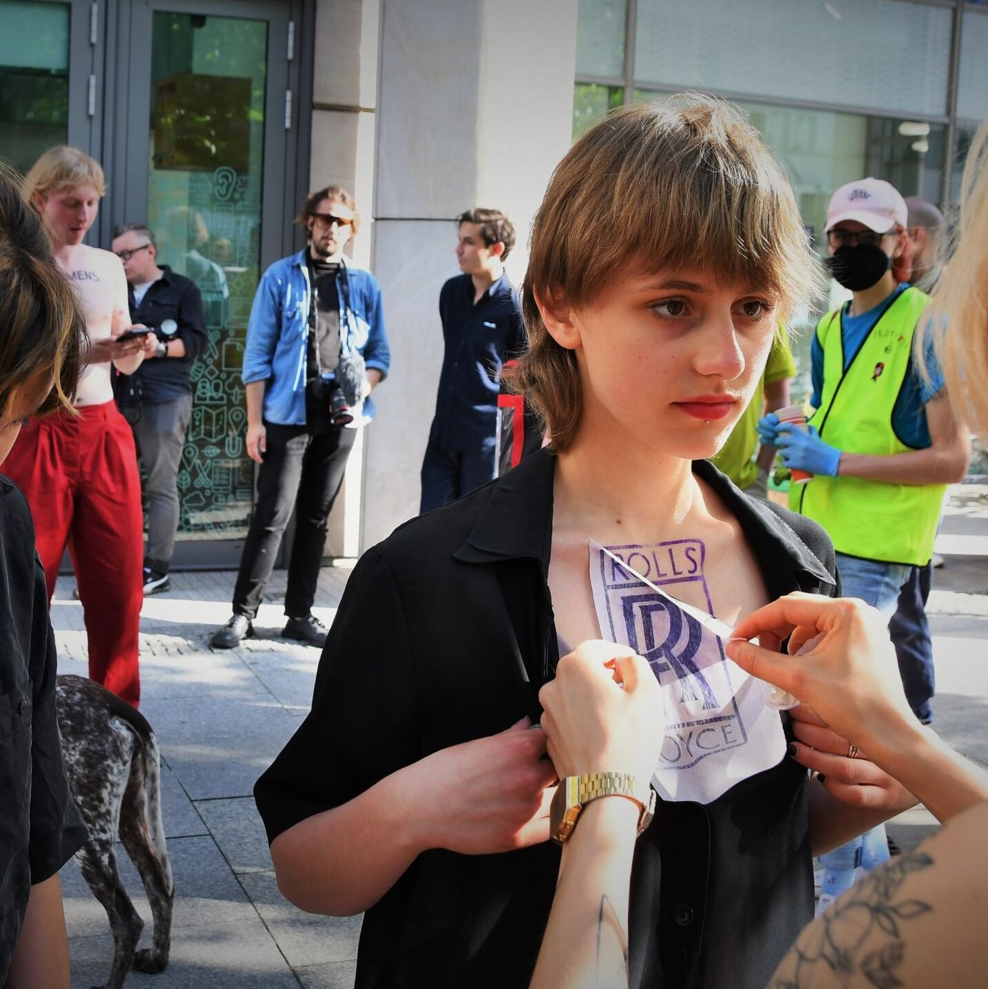 Warszawa, 10.06.2021. Dekolt dla białorusi - protest