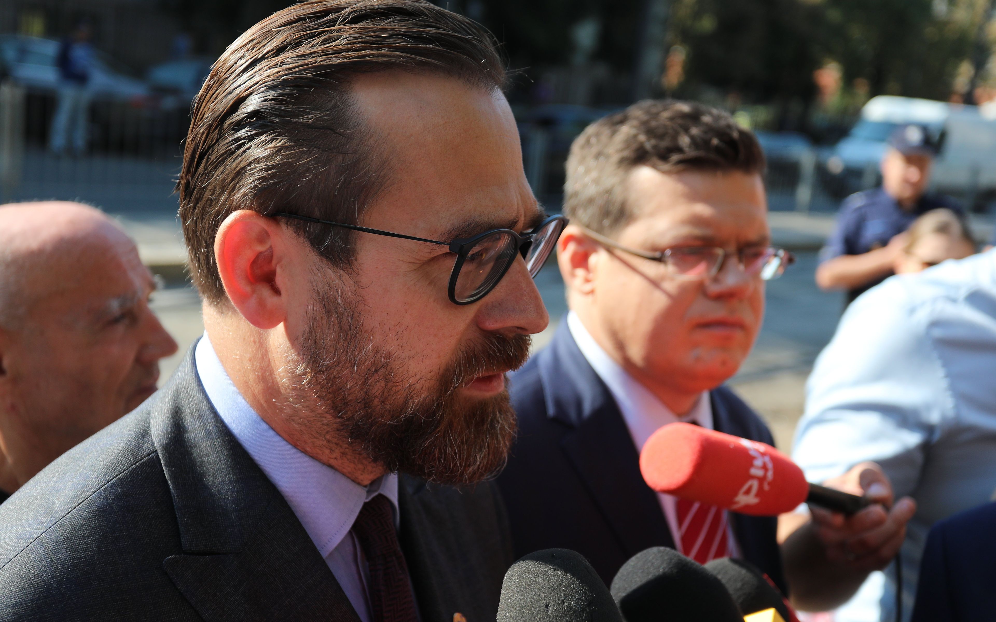20.09.2018 Warszawa , ul Rakowiecka , KRS . Nz sedzia Bartlomiej Przymusinski - Iusticia . Akcja Demokracja i Stowarzyszenie Sedziow Iustitia Polska zapraszaja w czwartek pod siedzibe Komitetu Rozbiorki Sadownictwa (nowa nazwa Krajowej Rady Sadownictwa). Beda odbywaly sie wtedy przesluchania sedziow znanych z obrony niezaleznosci sadownictwa . 
Fot. Slawomir Kaminski / Agencja Gazeta