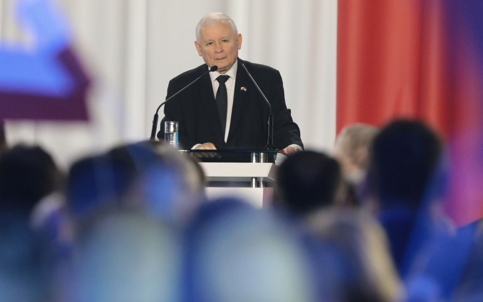 04.06.2022 Marki , Mareckie Centrum Kultury . Prezes Jaroslaw Kaczynski podczas konwencji swojej partii (rzadzacej) Prawo i Sprawiedliwosc .
Fot. Slawomir Kaminski / Agencja Wyborcza.pl