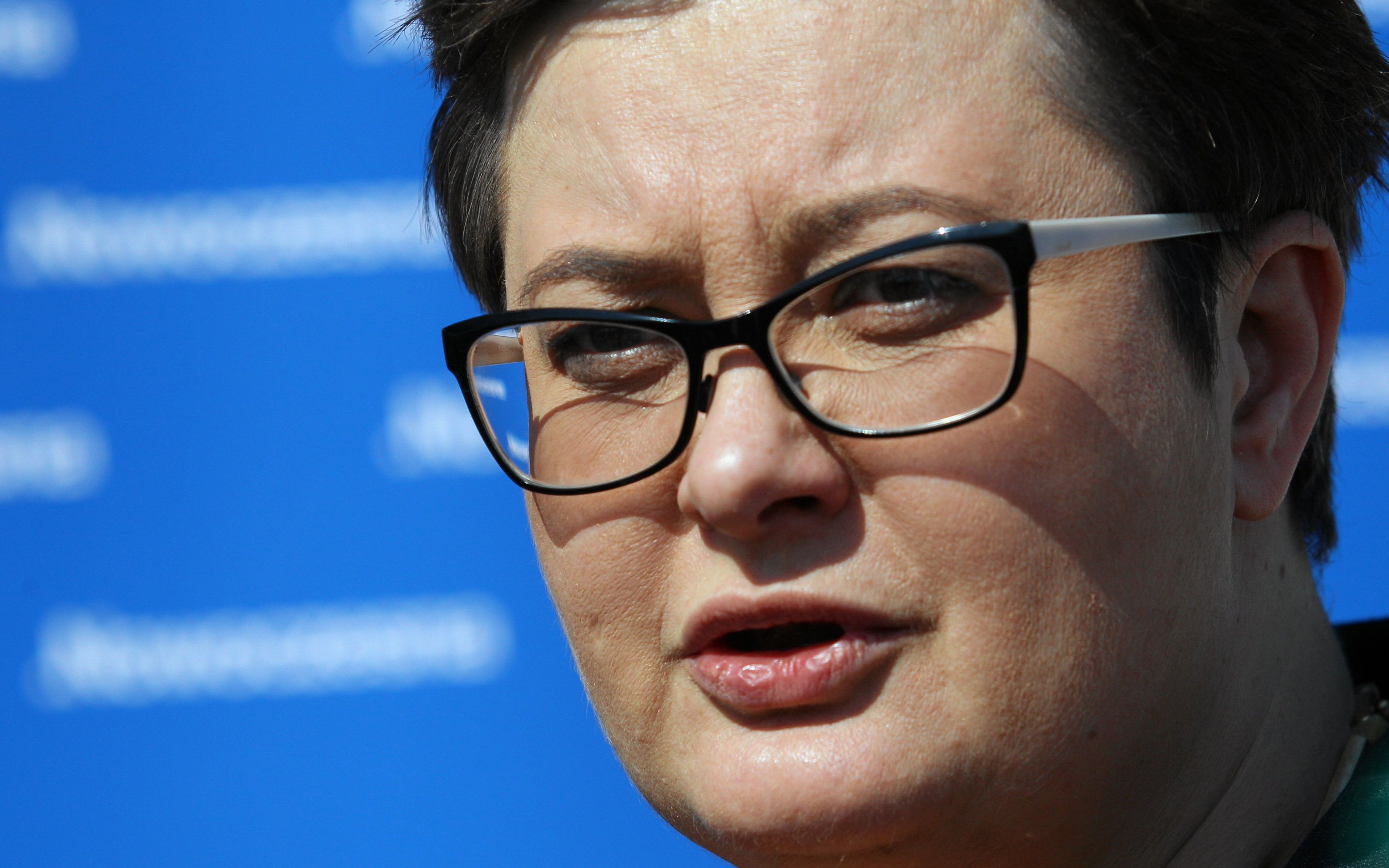 18.04.2019 Bydgoszcz . Arkada Business Park . Przewodniczaca Nowoczesnej Katarzyna Lubnauer podczas debaty '' Region 2030 Warunki rozwoju gospodarczego w wojewodztwie Kujawsko - Pomorskim ''.
Fot. Roman Bosiacki / Agencja Gazeta