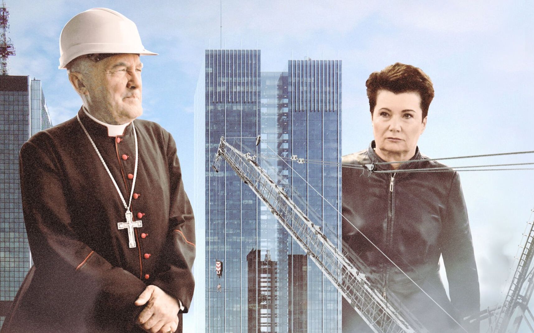 Grafika do artykułu Nycz Tower. Ujawniamy kulisy największej inwestycji Kościoła w Polsce [ŚLEDZTWO OKO.PRESS]