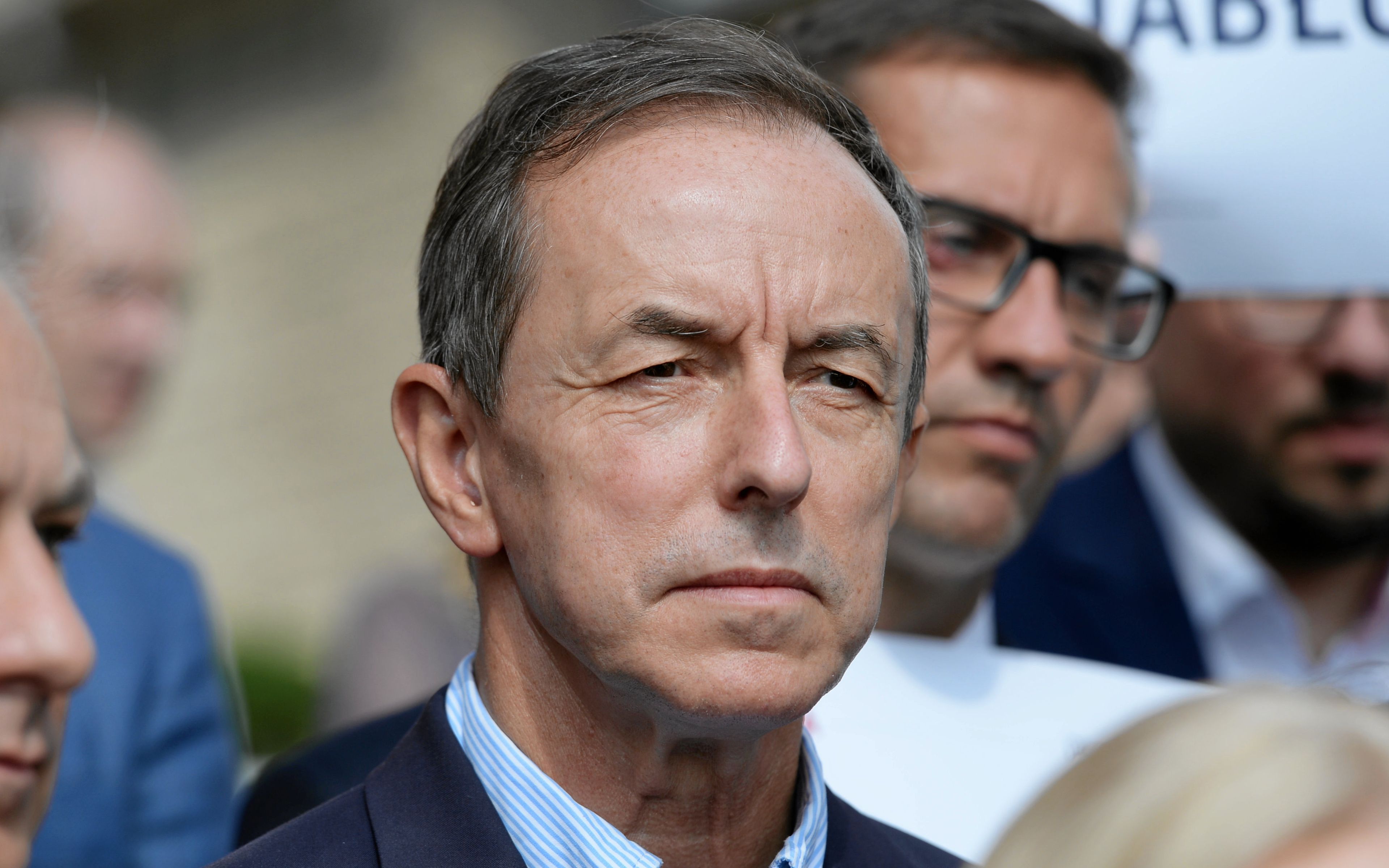 21.08.2019 Szczecin , ul. Panienska . Prezentacja kandydatow Koalicji Obywatelskiej okregu szczecinskiego do Sejmu i Senatu . Senator Tomasz Grodzki .
Fot. Krzysztof Hadrian / Agencja Gazeta