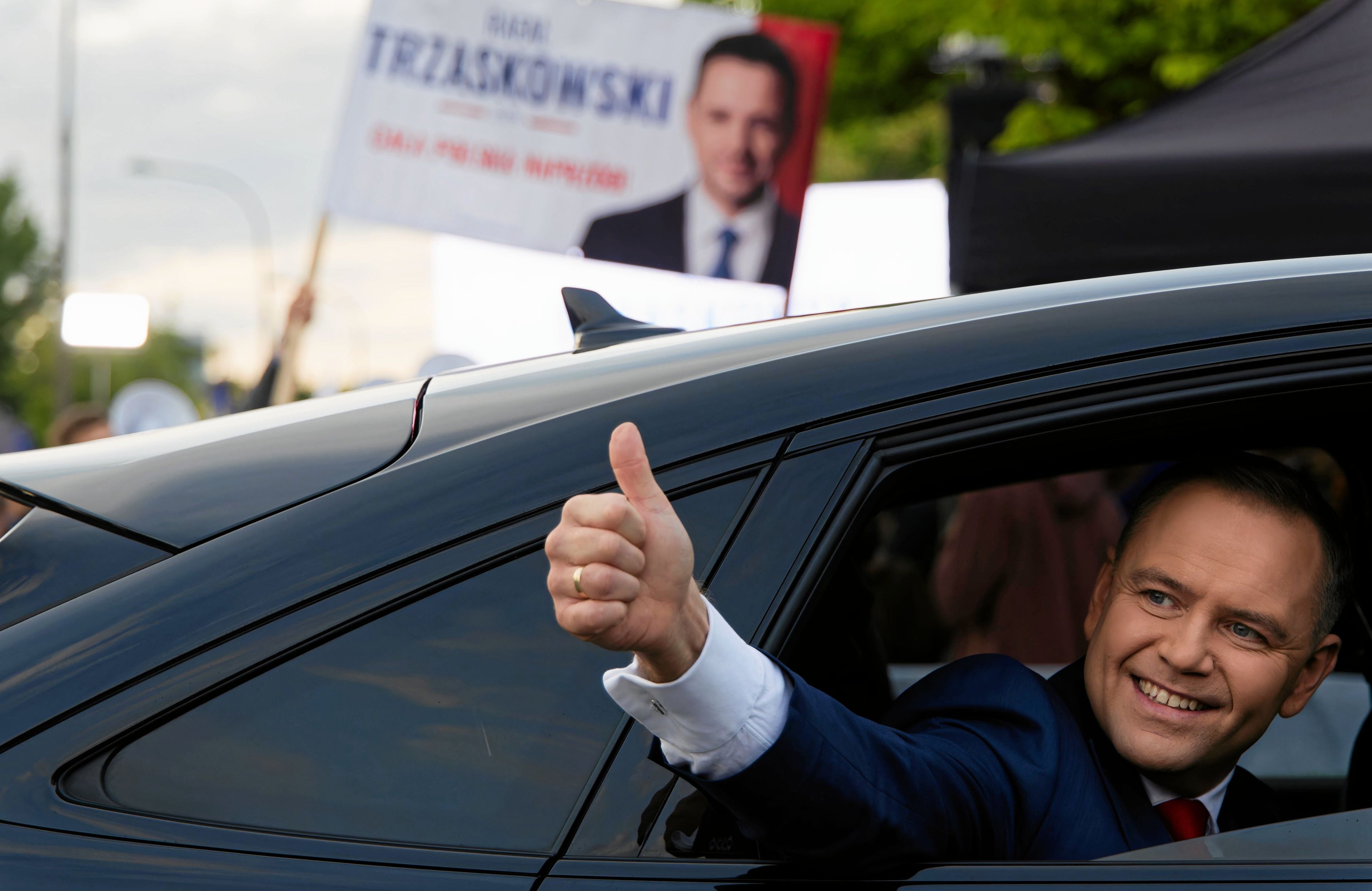 Debata prezydencka Nawrocki Trzaskowski w TVP
