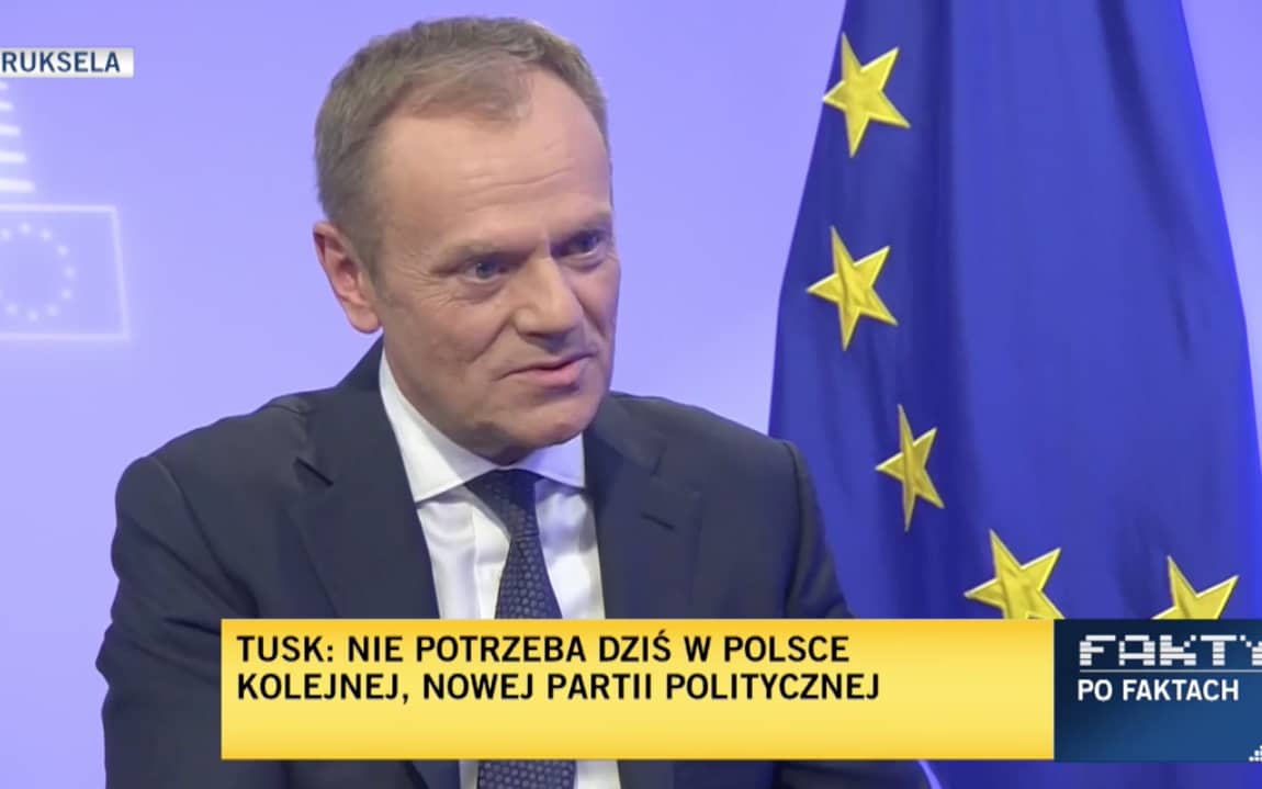 Grafika do artykułu Zjednoczyciel Donald Tusk. Nie zakłada partii, ale nigdy nie był tak blisko powrotu do polskiej polityki
