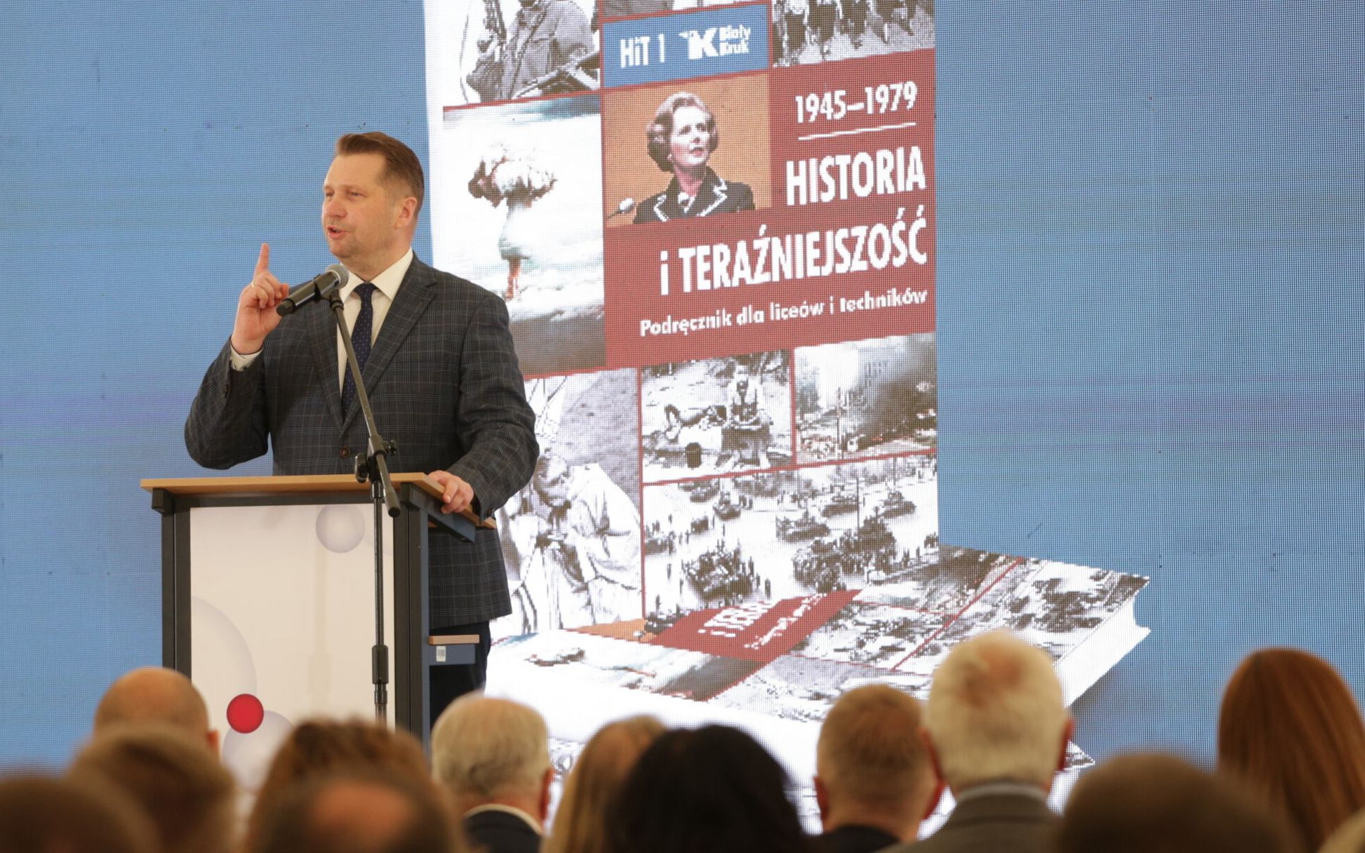 14.06.2022 Warszawa , ulica Rakowiecka 37 . Muzeum zolnierzy wykletych . Minister edukacji i nauki Przemyslaw Czarnek podczas konferencji dla nauczycieli dotyczacej przedmiotu Historia i terazniejszosc .