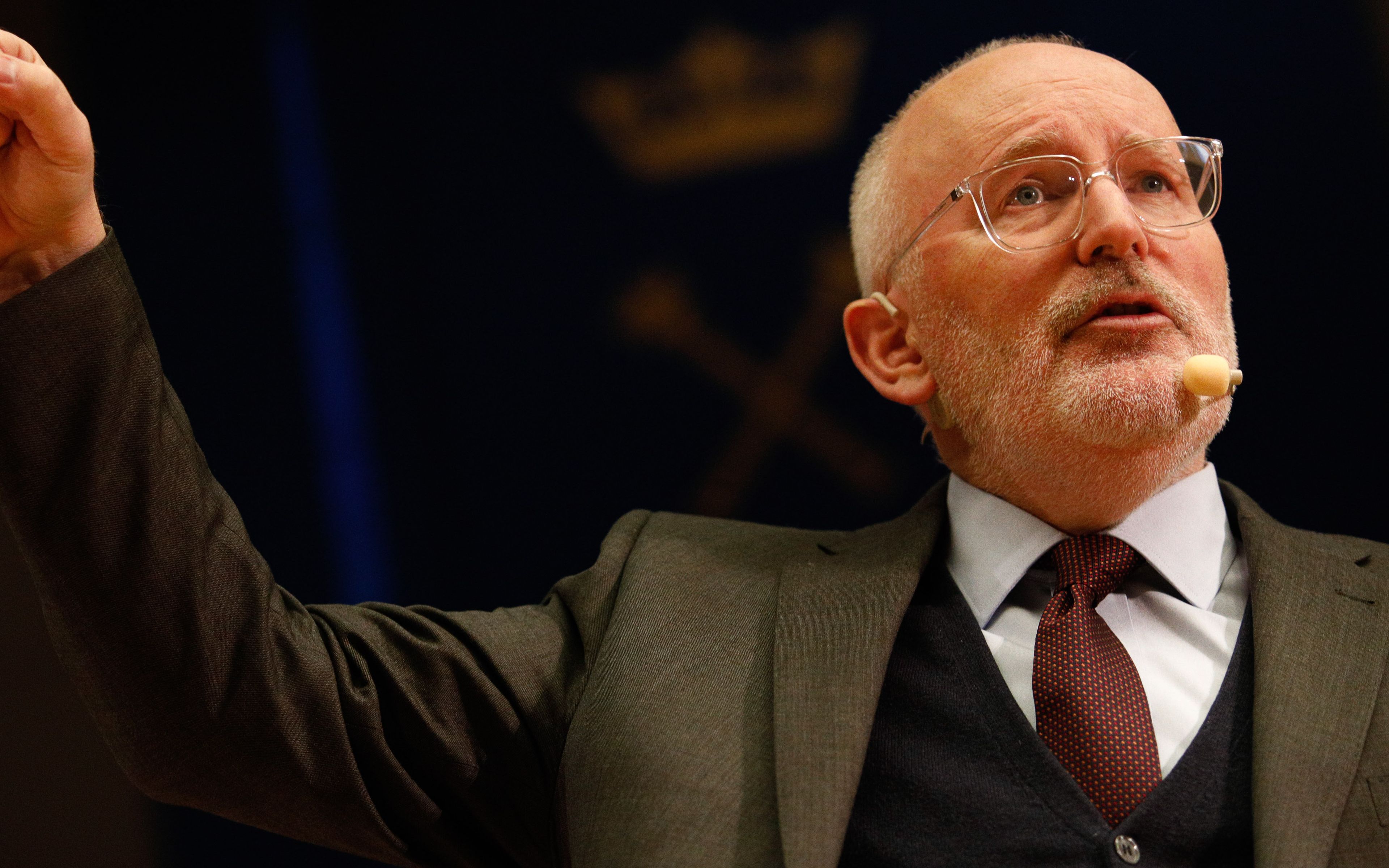 23.01.2019 Krakow , Audytorium Maximum Uniwersytetu Jagiellonskiego . Dialog Obywatelski o przyszlosci Europy z udzialem Fransa Timmermansa .

fot. Jakub Wlodek / Agencja Gazeta