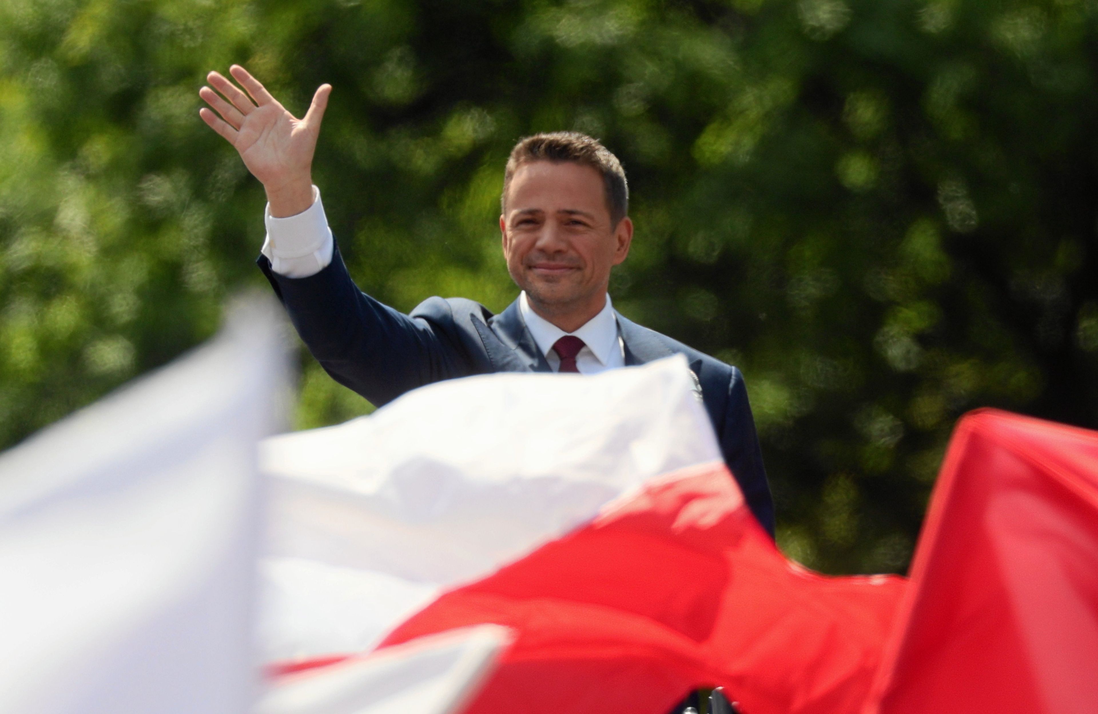 Rafał Trzaskowski na Marszu Patriotów