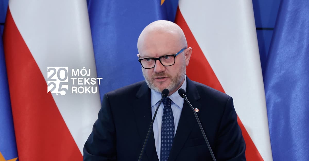 Min. Duszczyk: Sytuacja jest wyjątkowa. Rząd ma prawo tak interpretować przepisy [MÓJ TEKST ROKU]