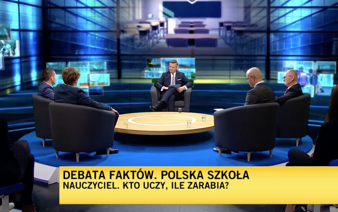Grafika do artykułu 82 proc. uczących to nauczycielki. Gdzie były podczas debaty o edukacji? TVN24M?