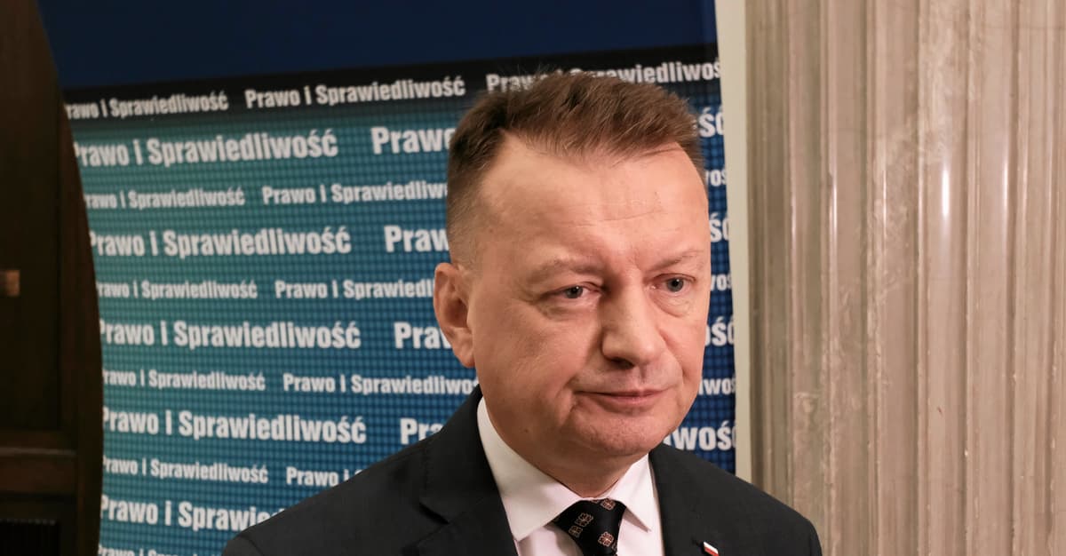 Jest akt oskarżenia dla Mariusza Błaszczaka