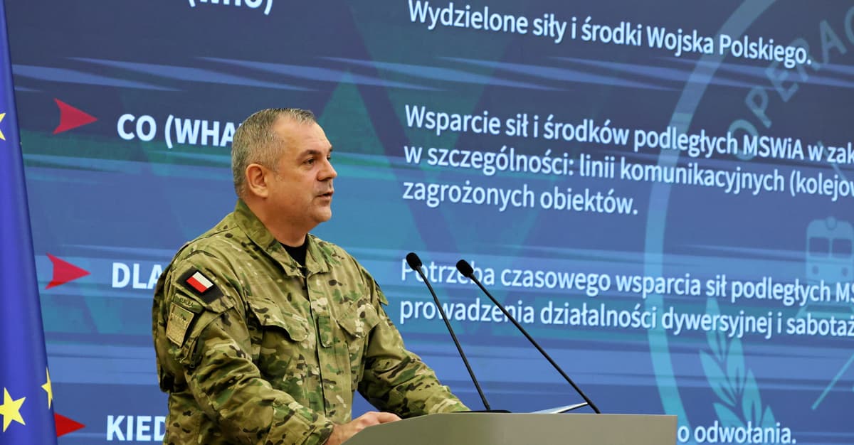 Operacja Horyzont. Wojsko włączy się w ochronę infrastruktury, w tym kolei