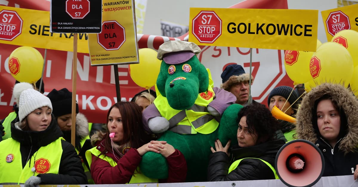 Gwizdy, Gandalf, muzyka metalowa z AI. Tak Małopolska protestuje przeciwko ekspresówce S7