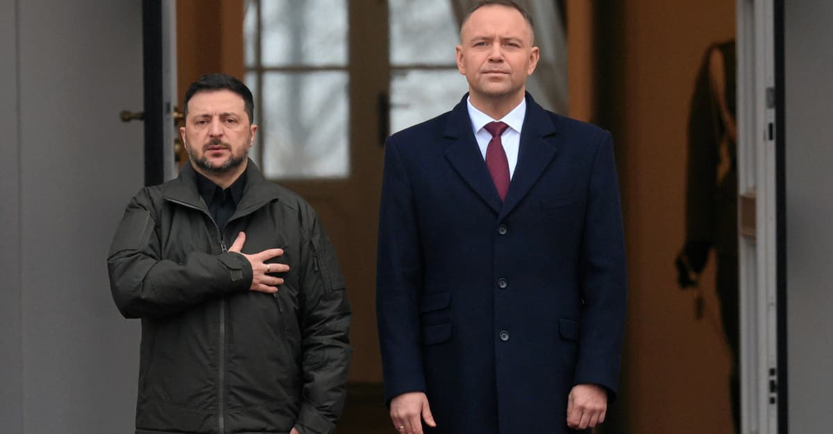 Prezydent Ukrainy Wołodymyr Zełenski przyjechał do Warszawy