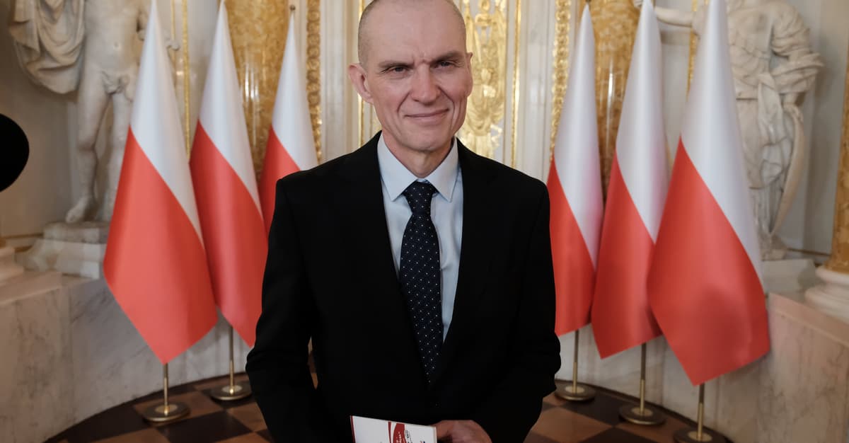 Andrzej Poczobut z Orderem Orła Białego