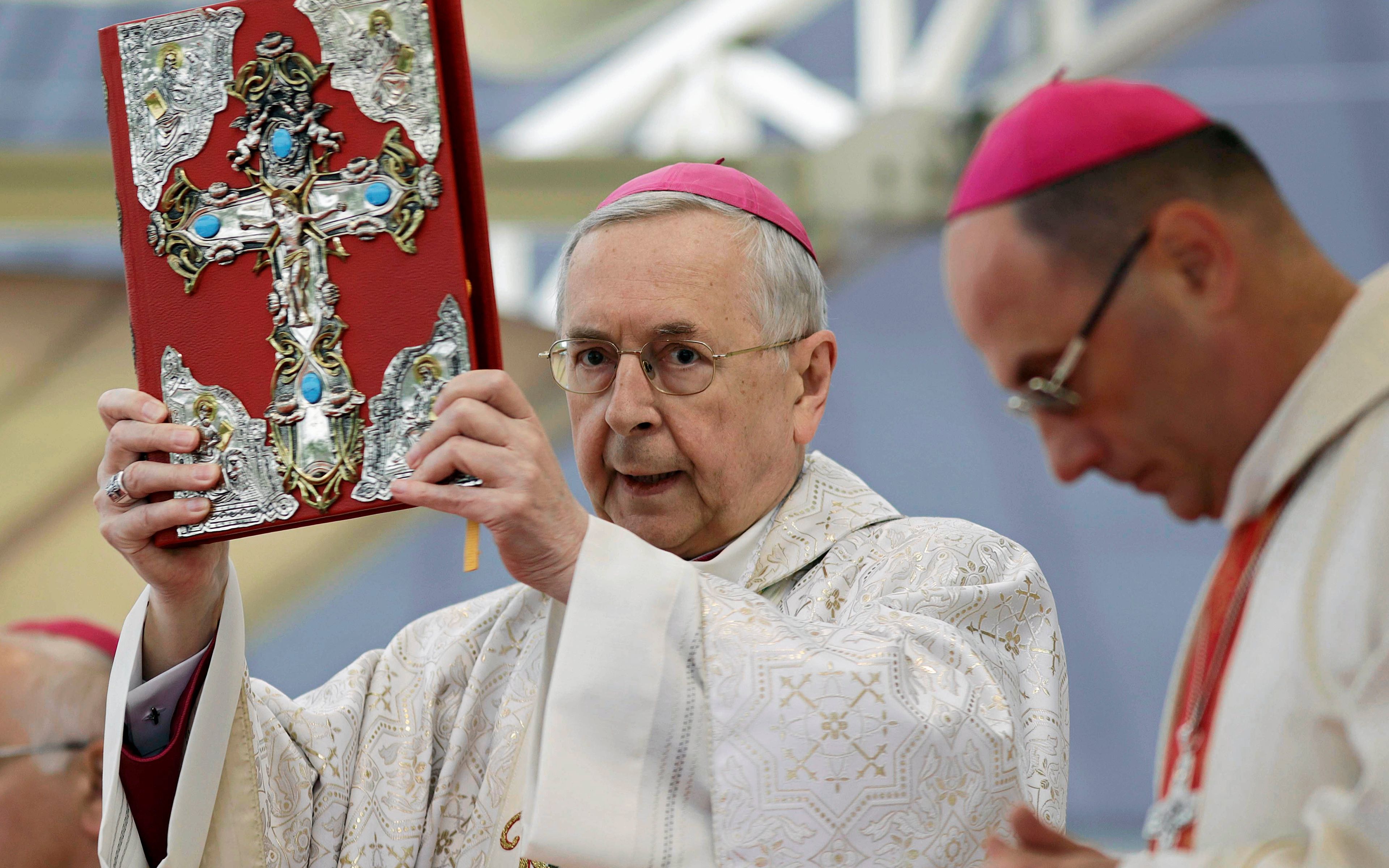 03.05.2019 Czestochowa, Jasna Gora. Abp Stanislaw Gadecki (C), prymas Polski abp Wojciech Polak (P). Uroczystosc Najswietszej Maryi Panny Krolowej Polski. Fot . Grzegorz Skowronek / Agencja Gazeta