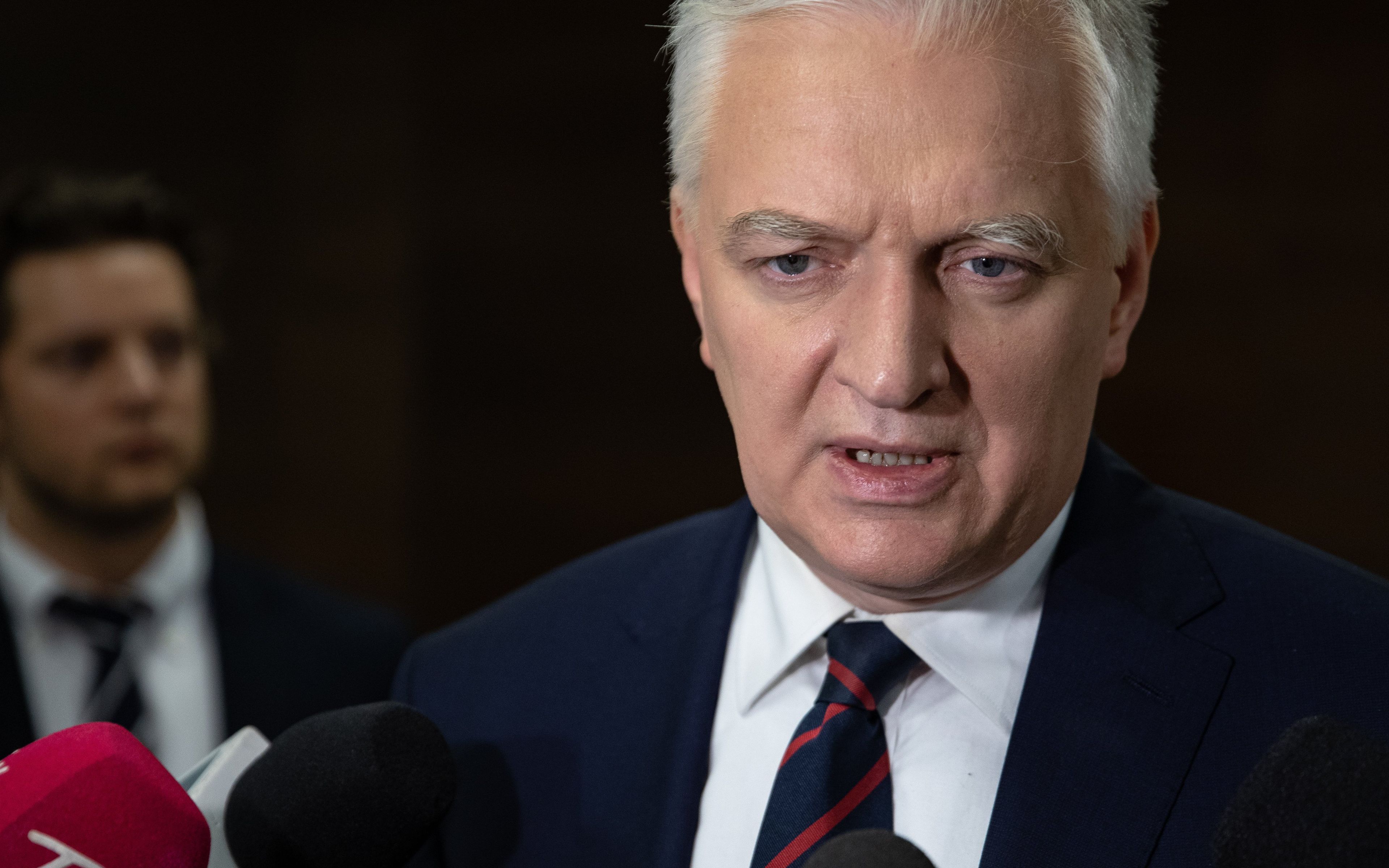 26.04.2019 Warszawa , PGE Narodowy . Minister szkolnictwa wyzszego Jaroslaw Gowin podczas " Okraglego stolu edukacyjnego ".
Fot. Dawid Zuchowicz / Agencja Gazeta