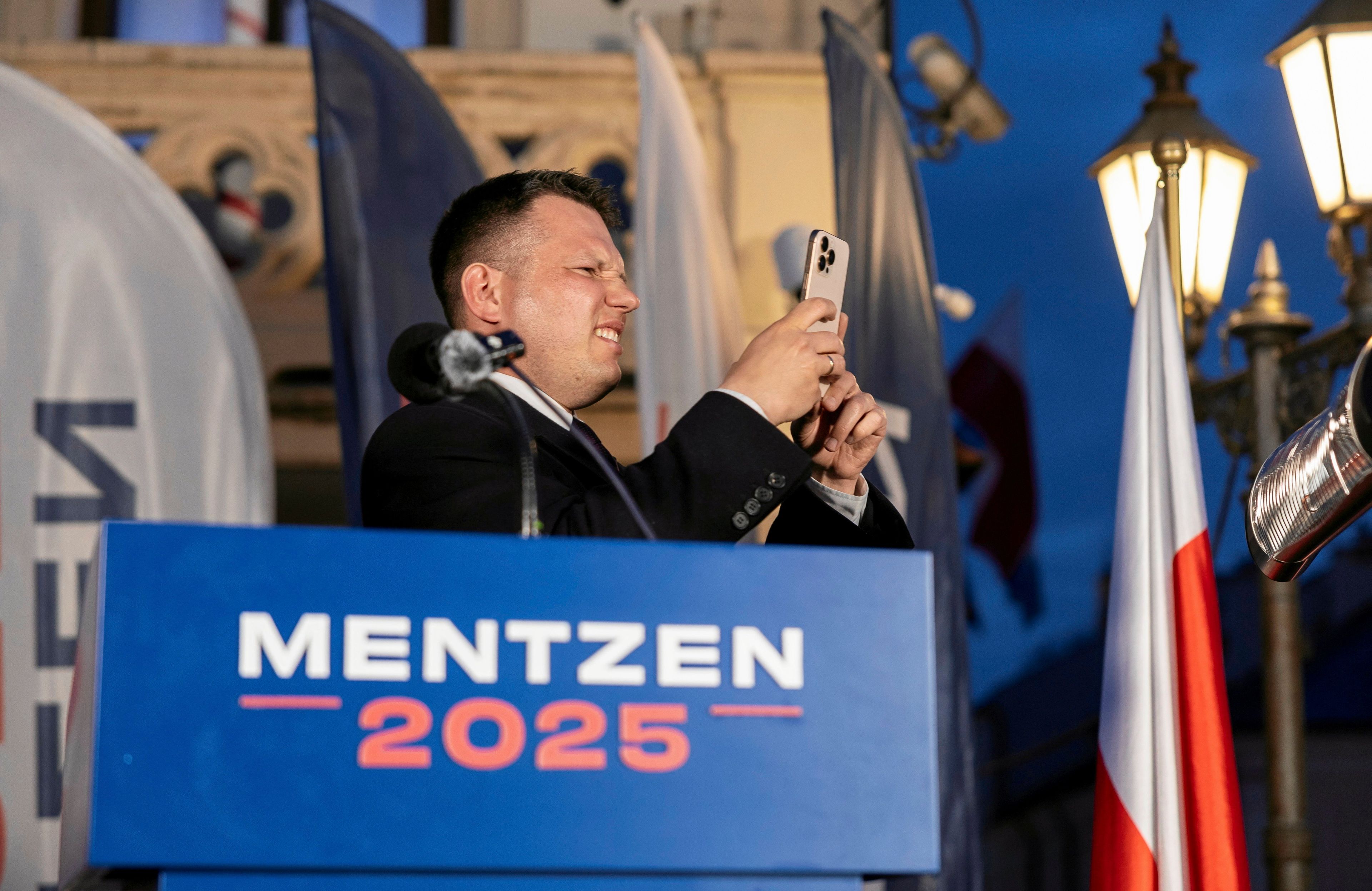 Slawomir Mentzen w Rzeszowie