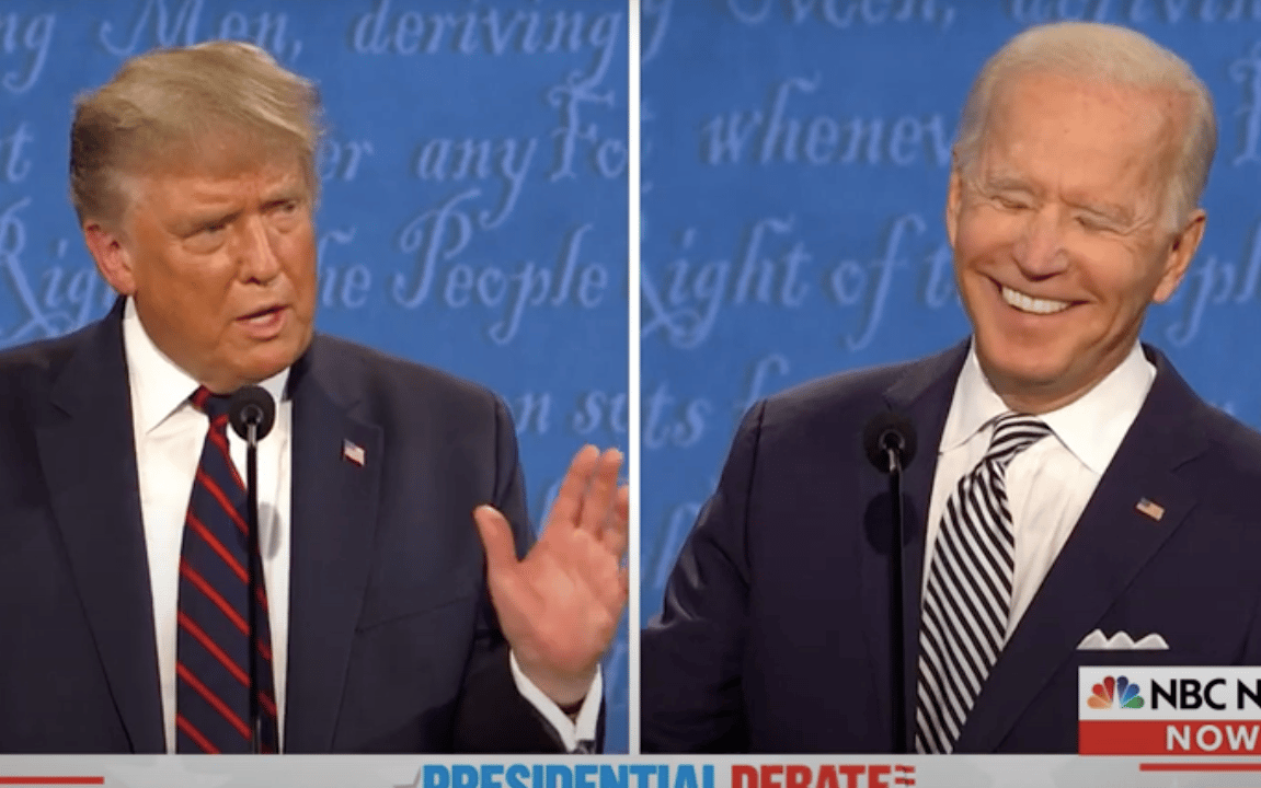Grafika do artykułu Biden kontra Trump: pierwsza debata okazała się jatką. "Wszyscy staliśmy się dziś głupsi"