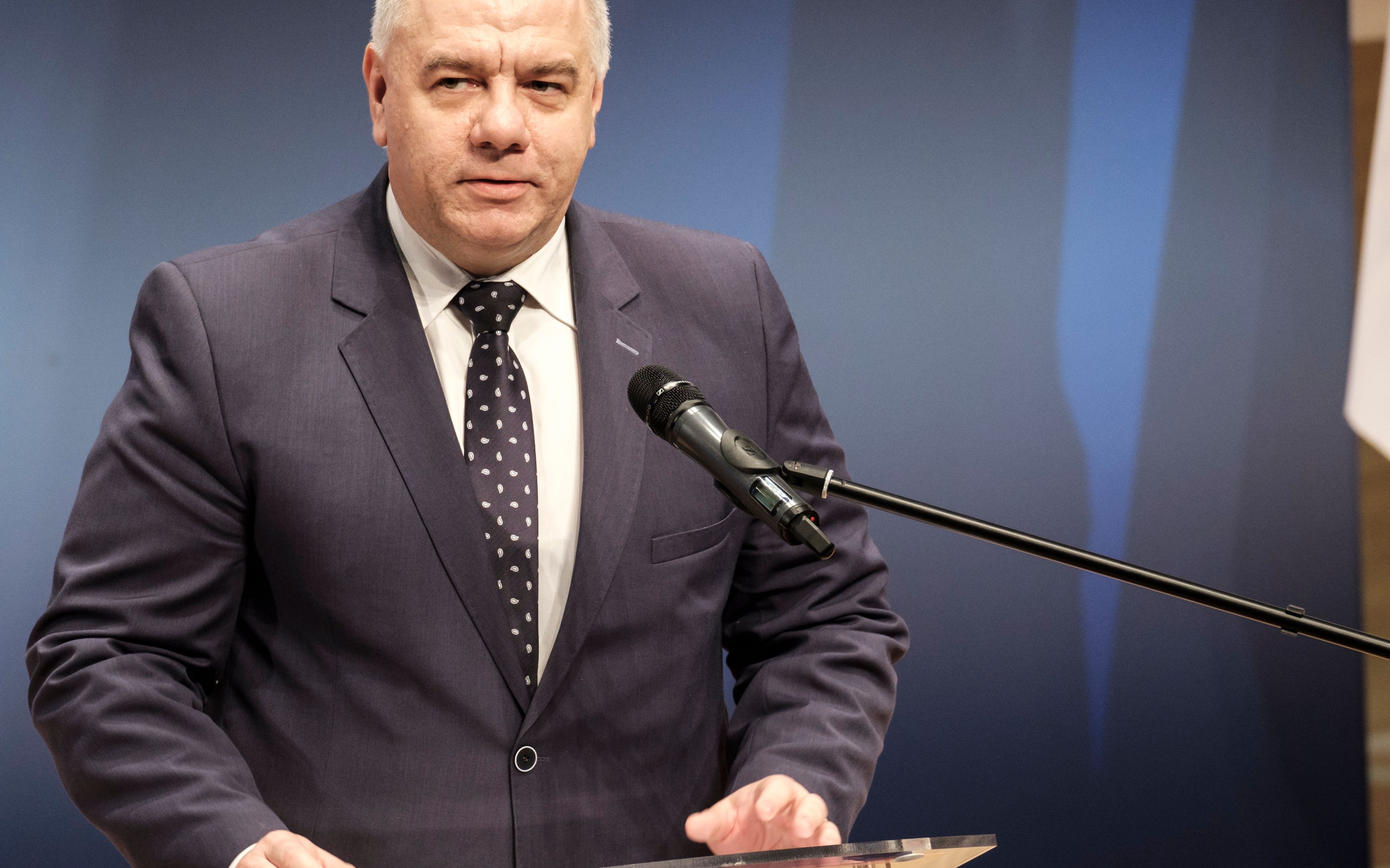 03.07.2018 Jasionka , G2A Arena . Sekretarz stanu w kancelarii Prezesa Rady Ministrow Jacek Sasin podczas Forum Regionow Trojmorza .
Fot. Patryk Ogorzalek / Agencja Gazeta