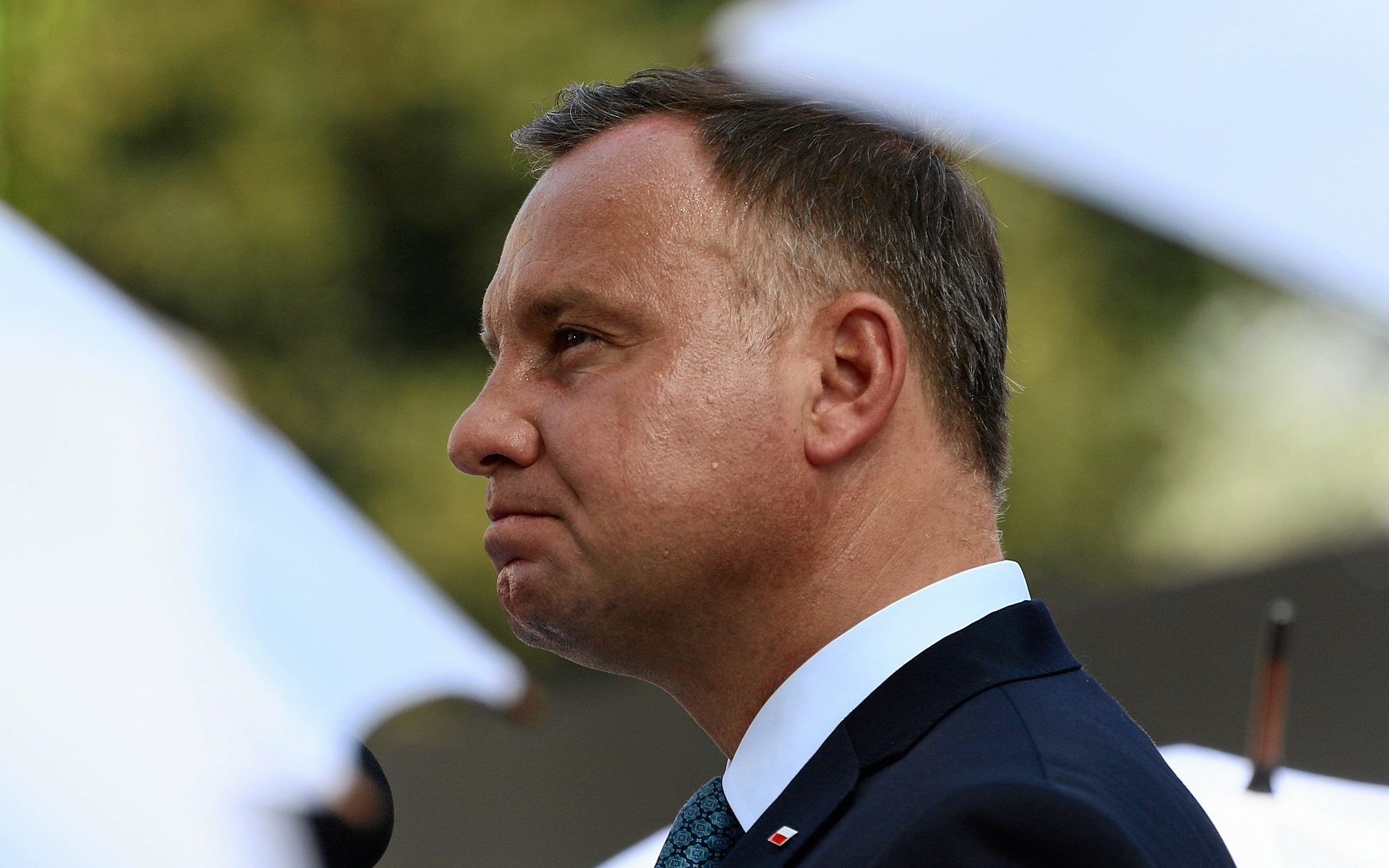 30.07.2019 Warszawa , ul Przyokopowa , Muzeum Powstania Warszawskiego . Prezydent RP Andrzej Duda podczas spotkania z powstancami .
Fot. Slawomir Kaminski / Agencja Gazeta