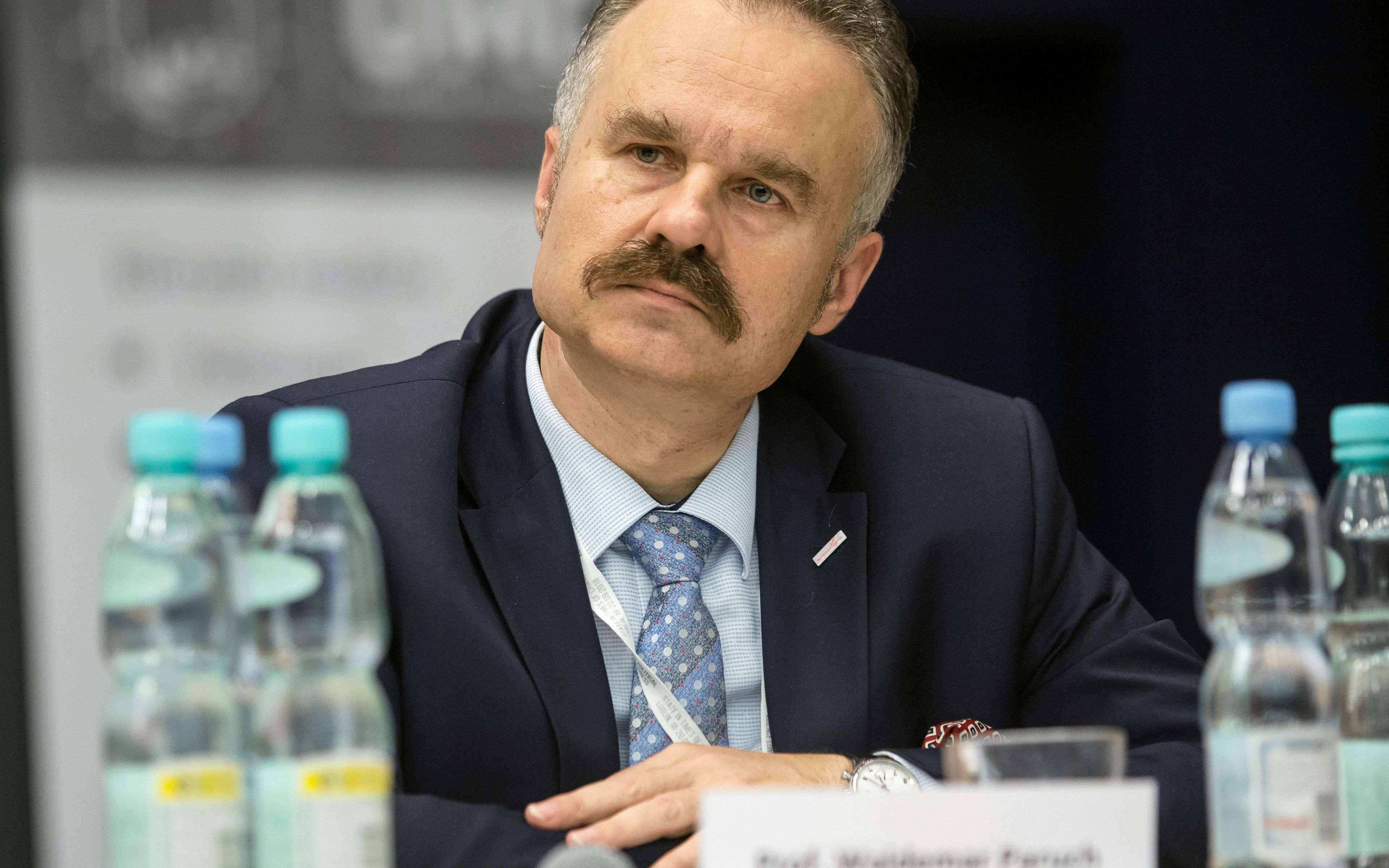 18.09.2018 Lublin . Aula Wydzialu Prawa UMCS . Prof . Waldemar Paruch podczas IV Ogolnopolskiego Kongresu Politologii " Panstwo w czasach zmiany " .
Fot. Jakub Orzechowski / Agencja Gazeta