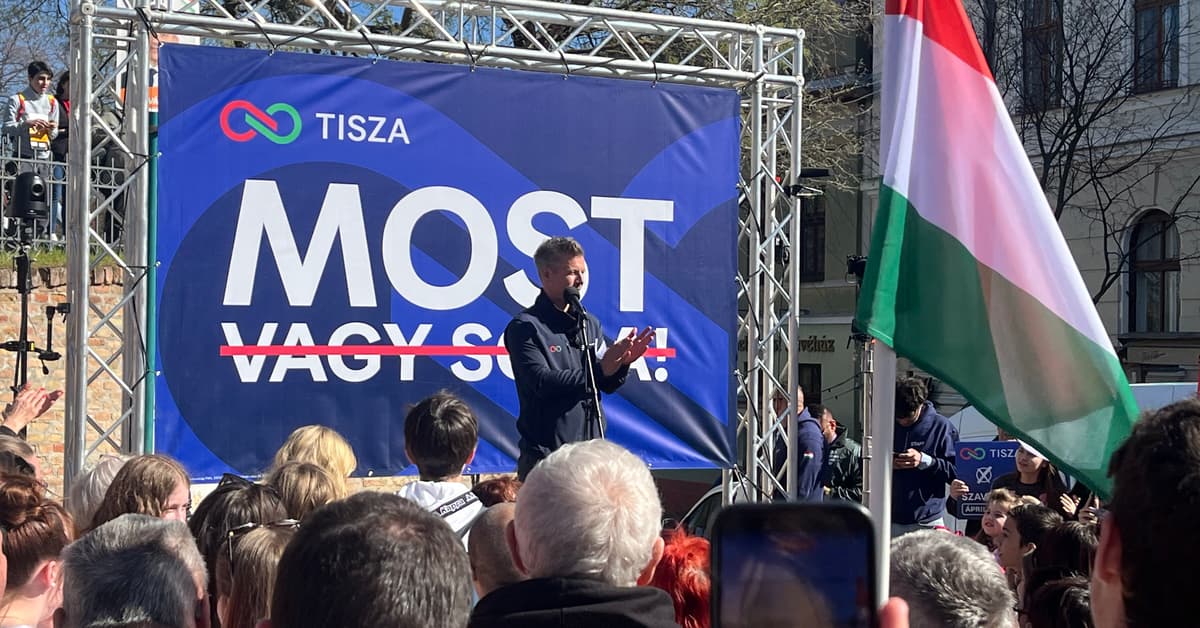 Péter Magyar: „Te wybory to ostatnia szansa, jaką dostaliśmy od historii”