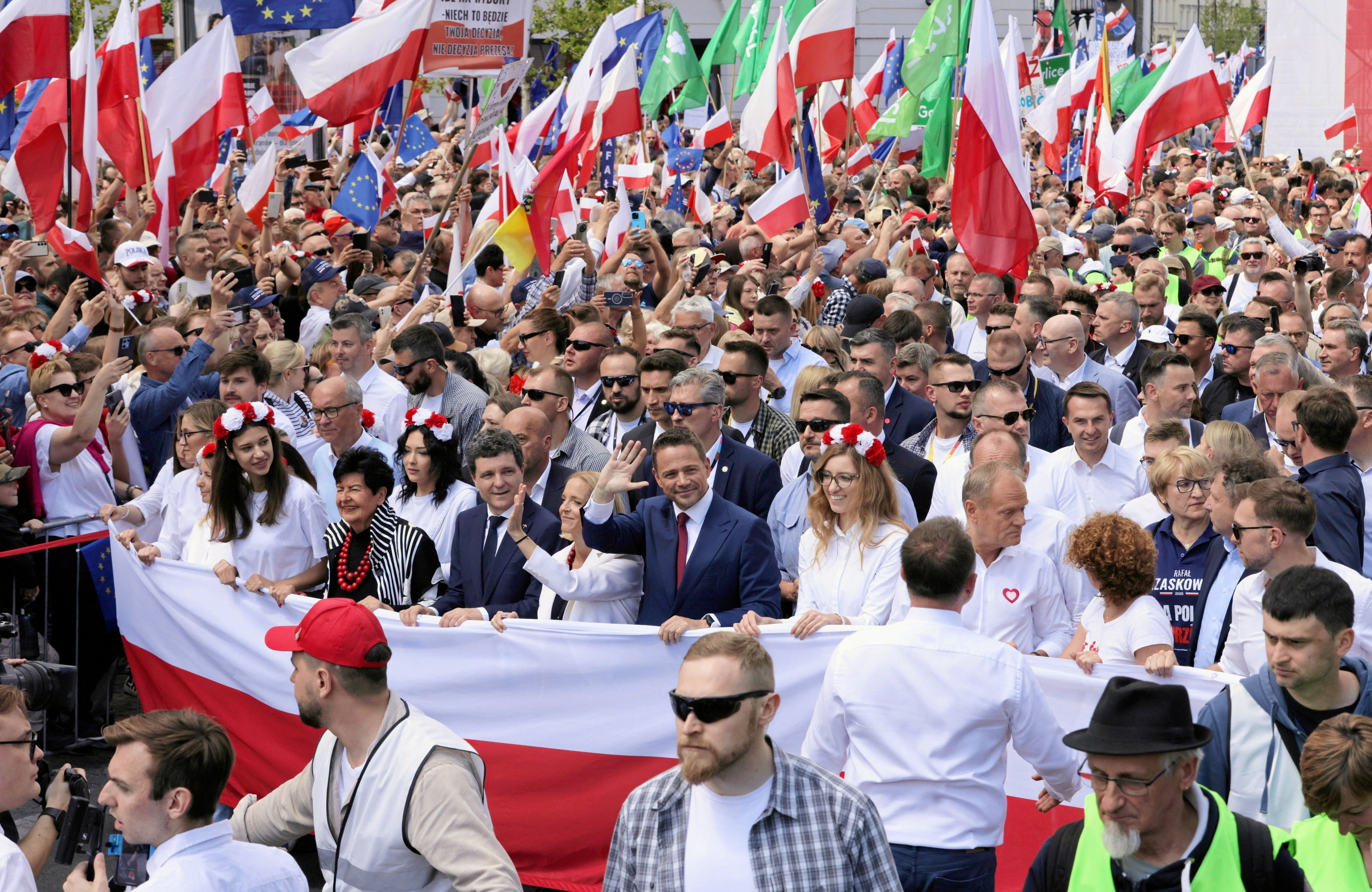 Wielki Marsz Patriotów w Warszawie