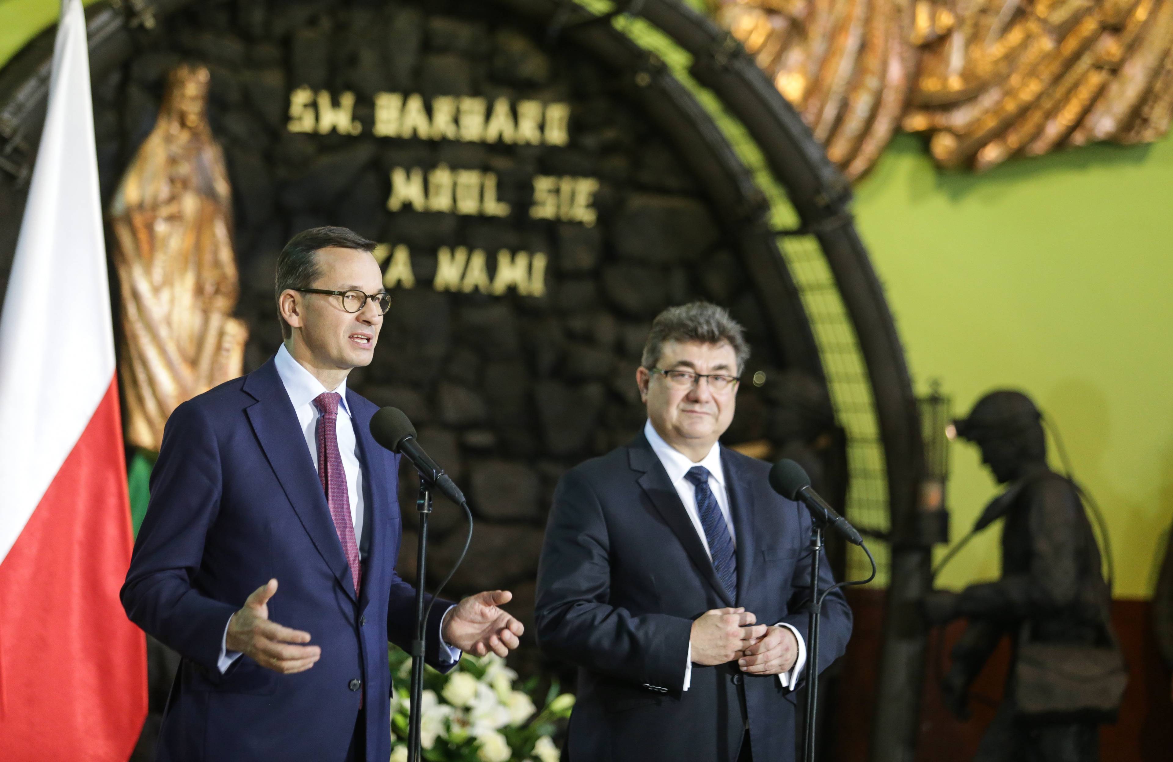 Wizyta premiera Mateusza Morawieckiego w Kopalni Wegla Kamiennego Ruch Ruda Bielszowice