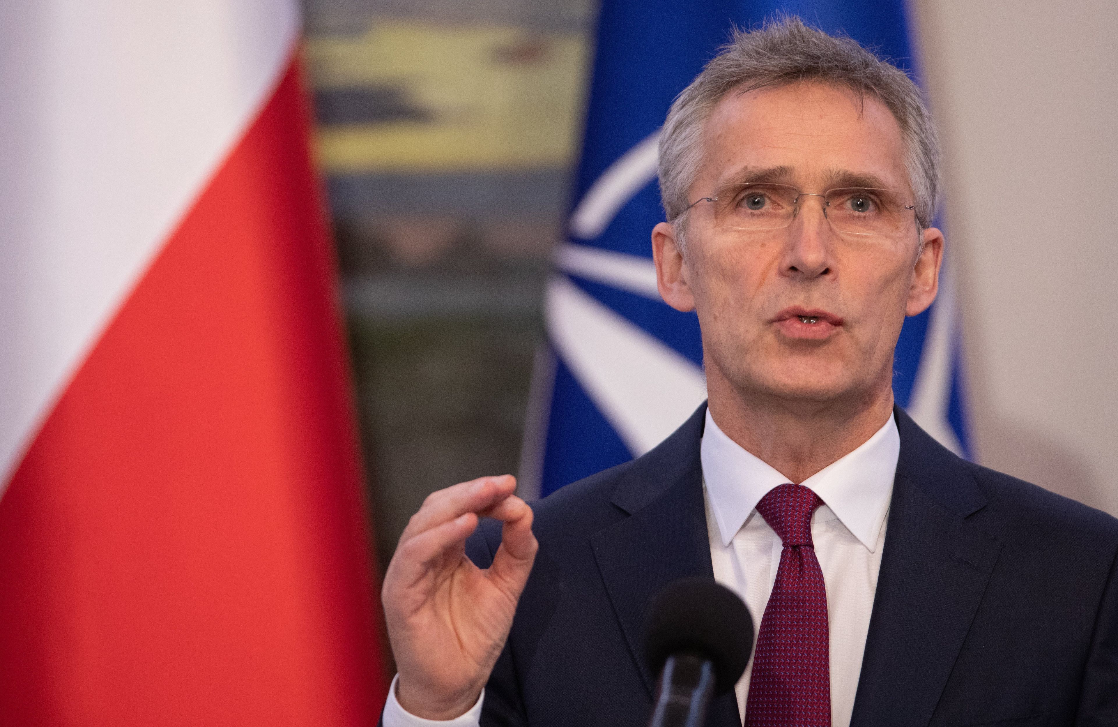 stoltenberg przemawia