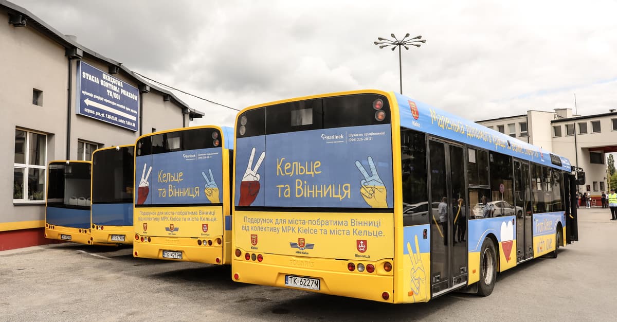 Woleli oddać je na złom, niż przekazać Ukrainie. Wiemy, co z autobusami z Kielc