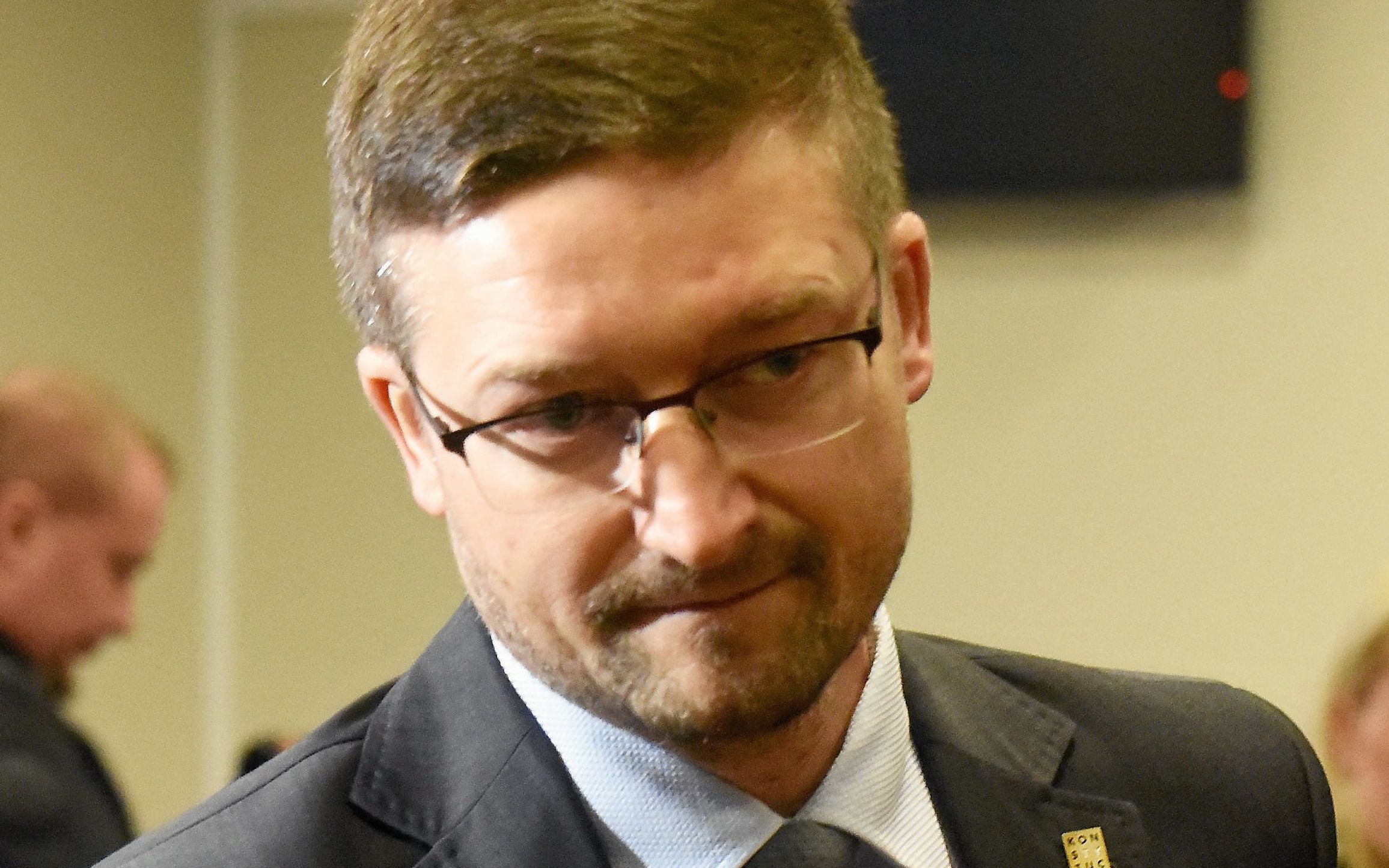 26.11.2019 Olsztyn , Sad Rejonowy . Sedzia Pawel Juszczyszyn , zdegradowany przez ministra Zbigniewa Ziobre .
Fot . Robert Robaszewski / Agencja Gazeta