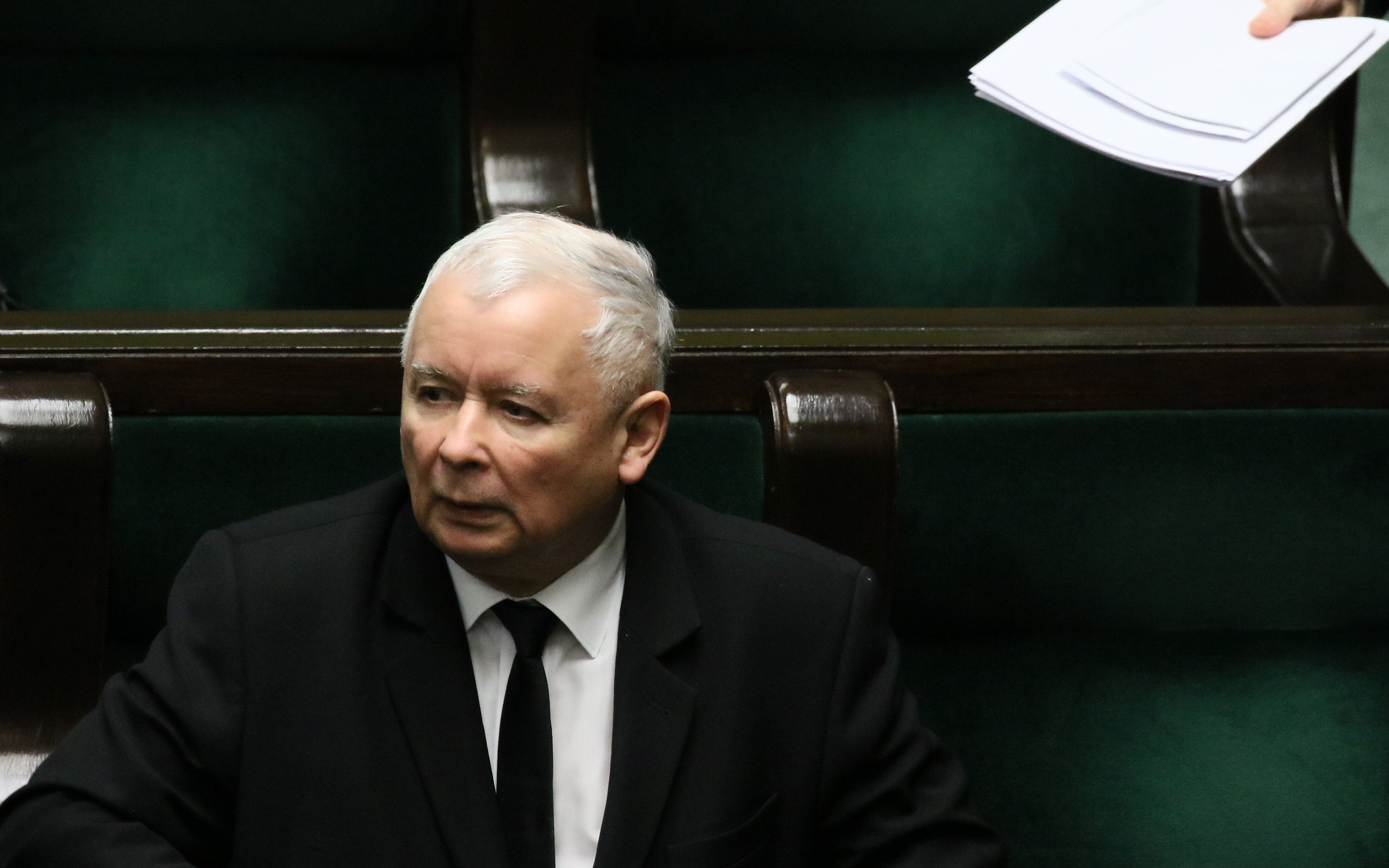 12.12.2018 Warszawa , ul Wiejska , Sejm . Prezes Pis Jaroslaw Kaczynski podczas posiedzenia . 
Fot. Slawomir Kaminski / Agencja Gazeta