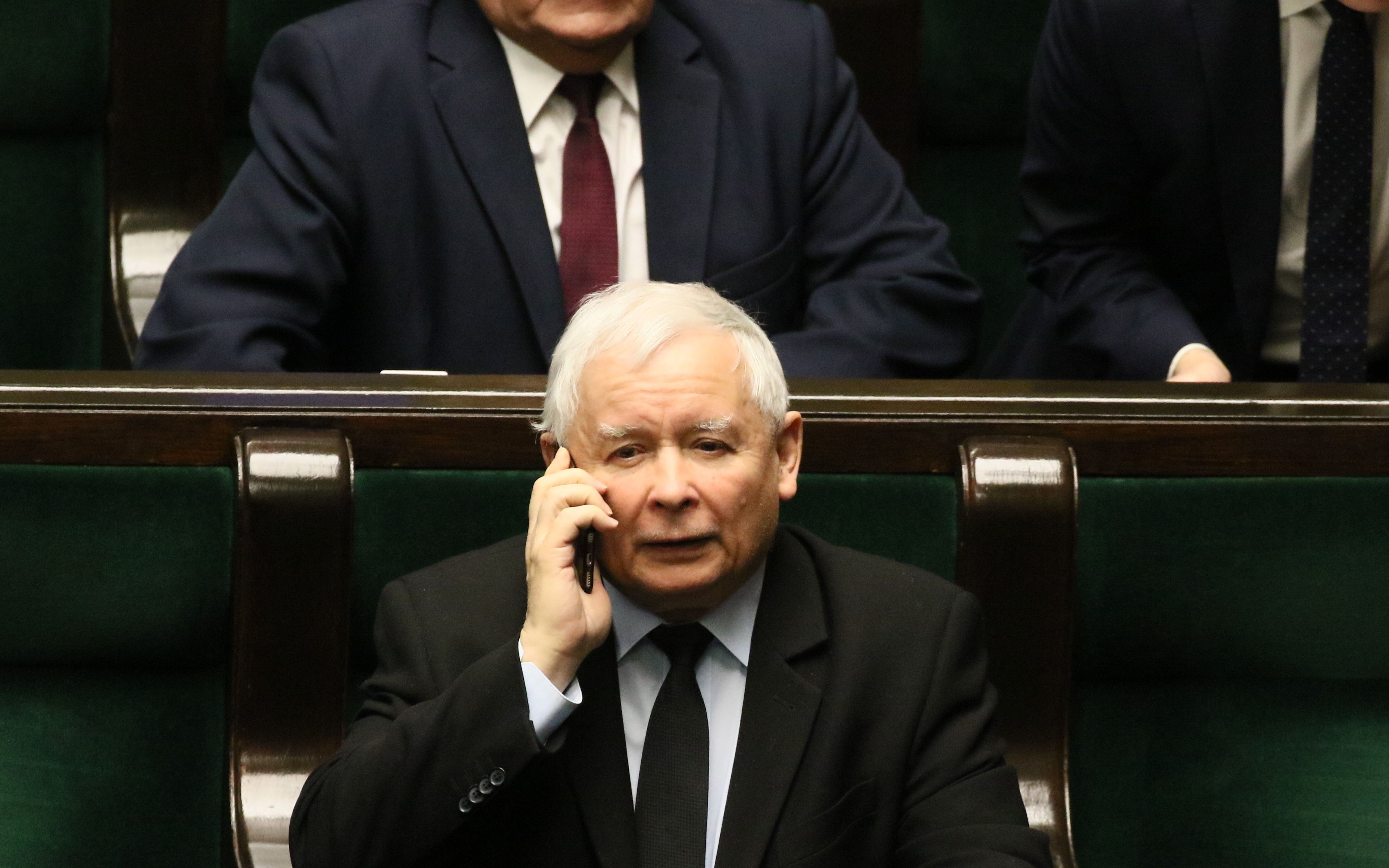 30.01.2019 Warszawa , ul Wiejska , Sejm . Prezes PiS Jaroslaw Kaczynski podczas posiedzenia sejmu .
Fot. Slawomir Kaminski / Agencja Gazeta
