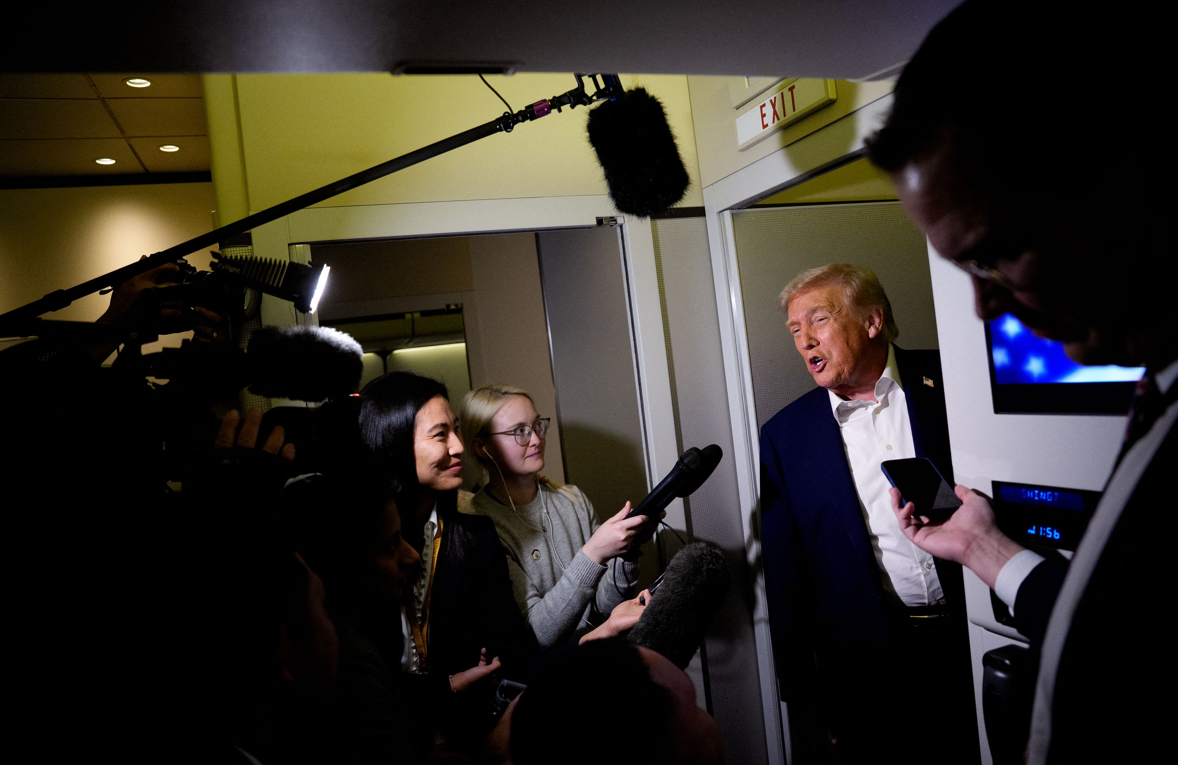 President Trump Departs Washington For Trip To Asia