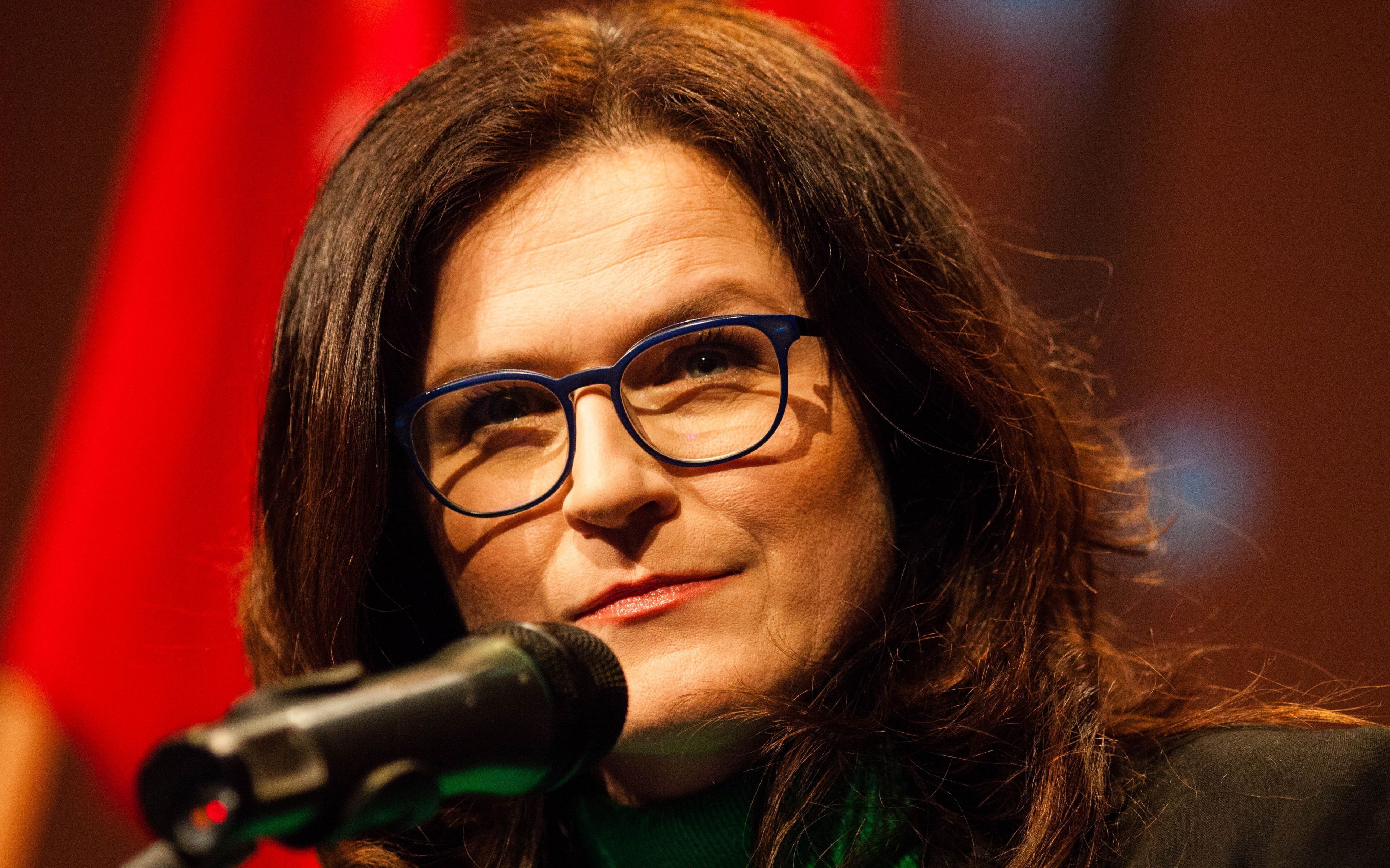 03.03.2019 Gdansk . Wiec Wyborczy Aleksandry Dulkiewicz . 
N / Z Aleksandra Dulkiewicz 
Fot. Michal Ryniak / Agencja Gazeta