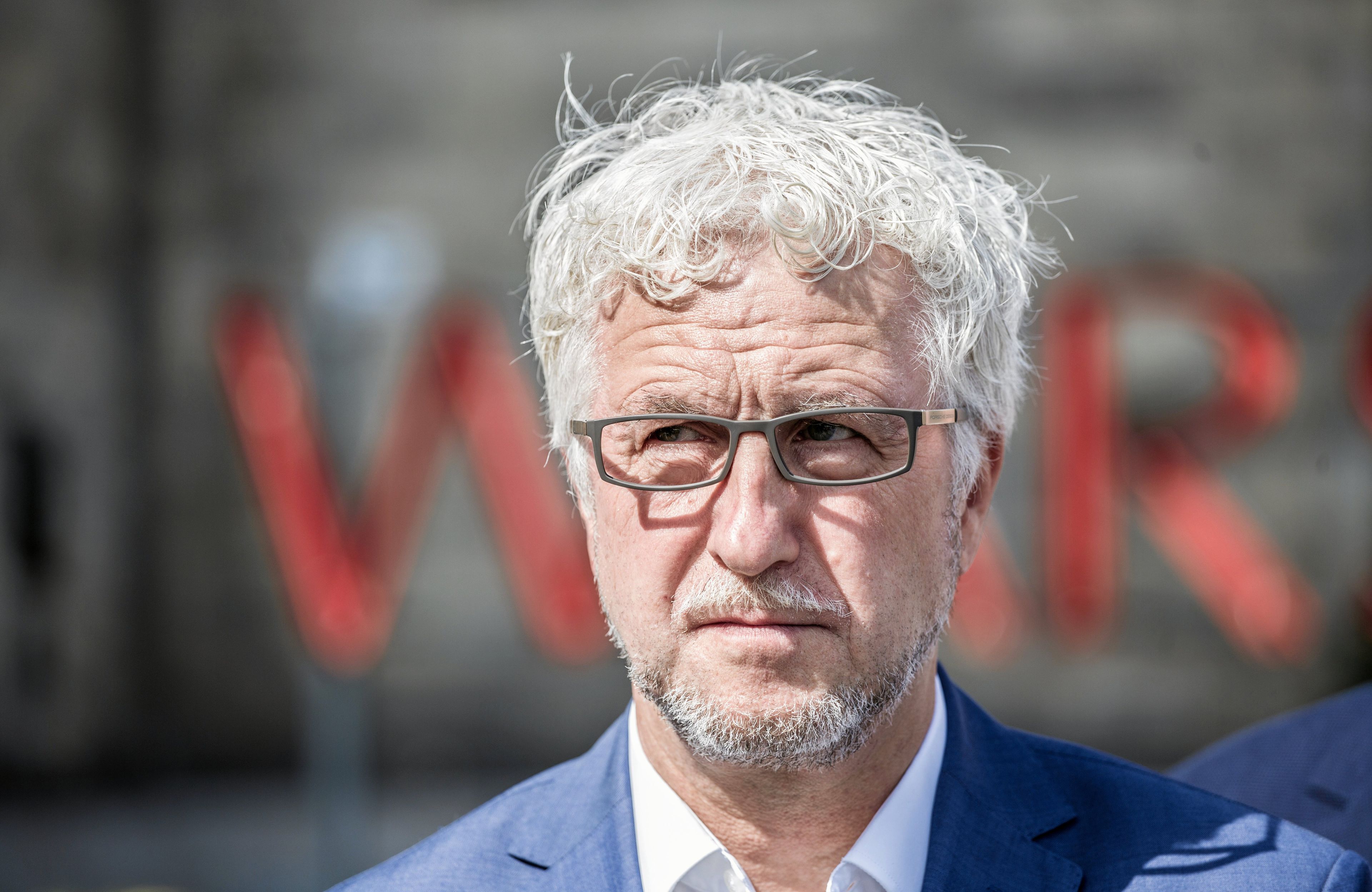 nowy prezydent raciborza, zbliżenie na twarz