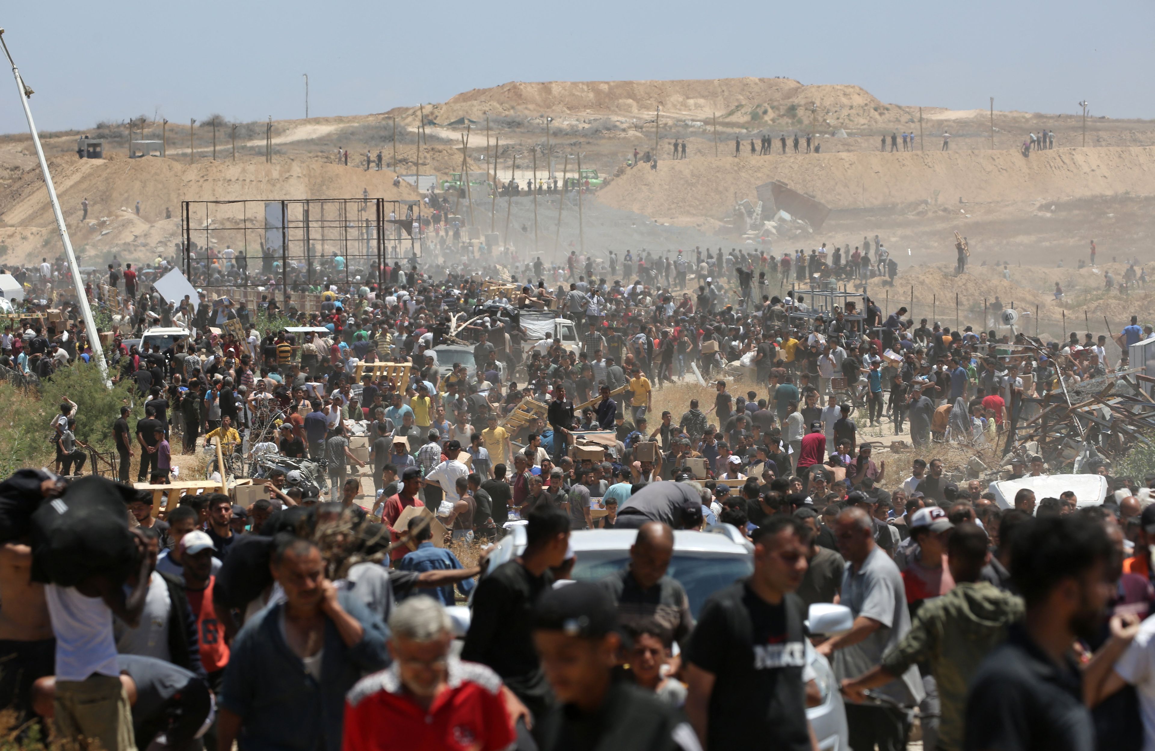 PALESTINIAN-ISRAEL-CONFLICT-GAZA-AID