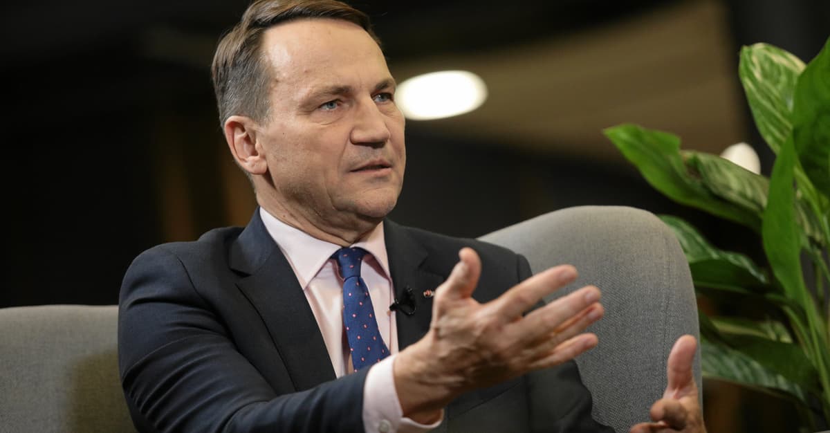 Sikorski: Polska wspiera plan Trumpa na pokój w Gazie