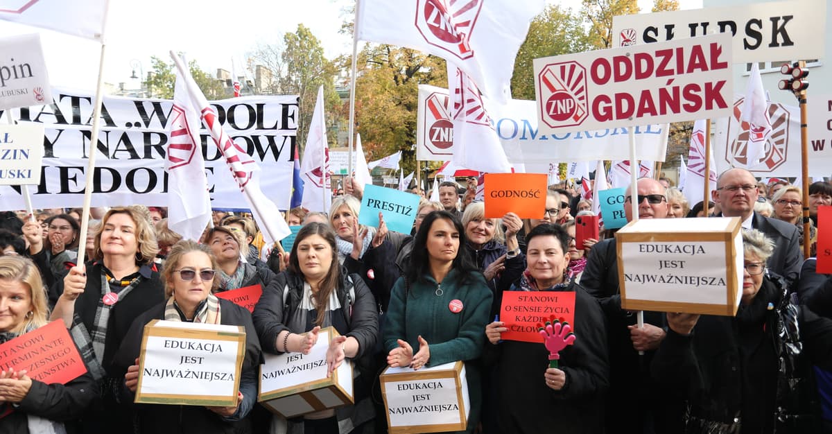Nauczyciele na ulice! „To nie skok na kasę przed wyborami, ale walka z wyzyskiem”