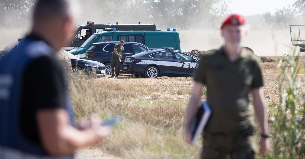 PAP: pod Osinami eksplodował dron wojskowy