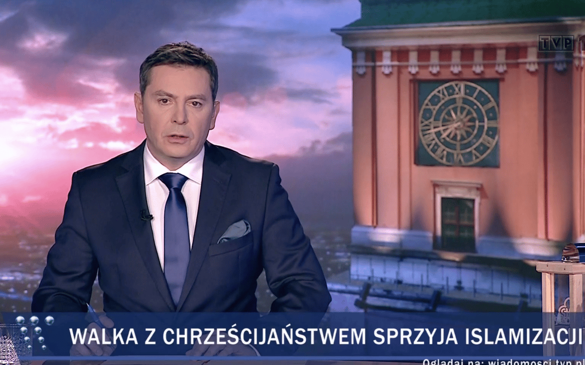 Grafika do artykułu Europa walczy z katolikami i podlizuje się muzułmanom, czyli "Wiadomości TVP" na Święta