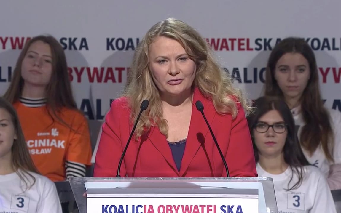 Grafika do artykułu Piekarska: "To najważniejsze wybory od 30 lat. Na opozycji nie możemy się kopać po kostkach"