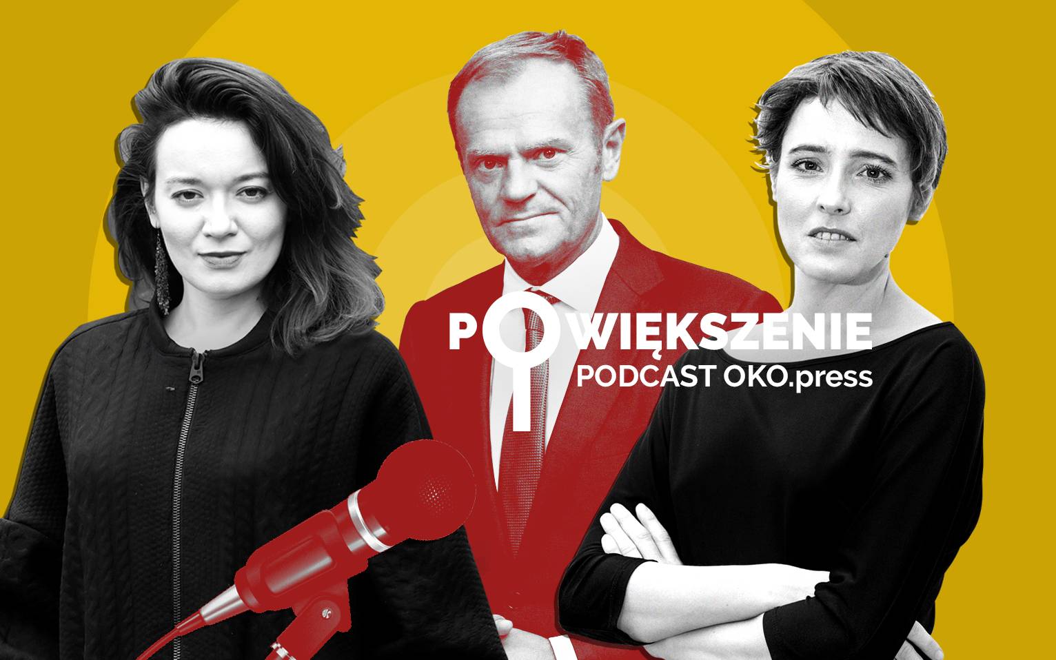 Grafika do artykułu „Co Tusk zrozumiał o Polakach?”. Agata Szczęśniak o powrocie lidera Platformy Obywatelskiej