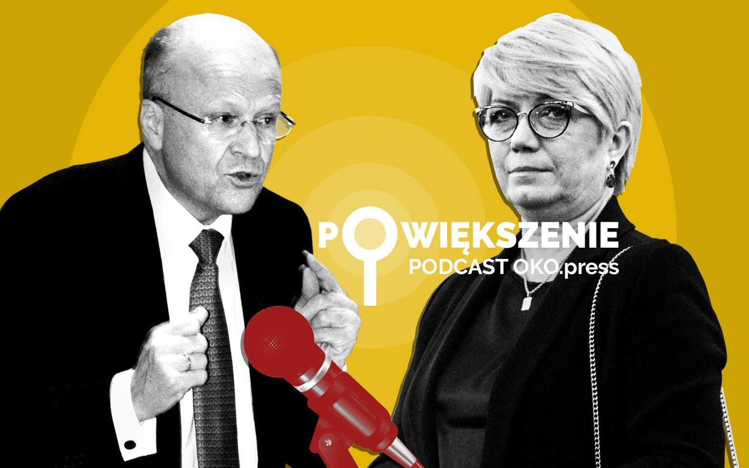 Grafika do artykułu Nie można powiedzieć, że wszystko jest już zaorane. O TSUE i TK w "Powiększeniu"