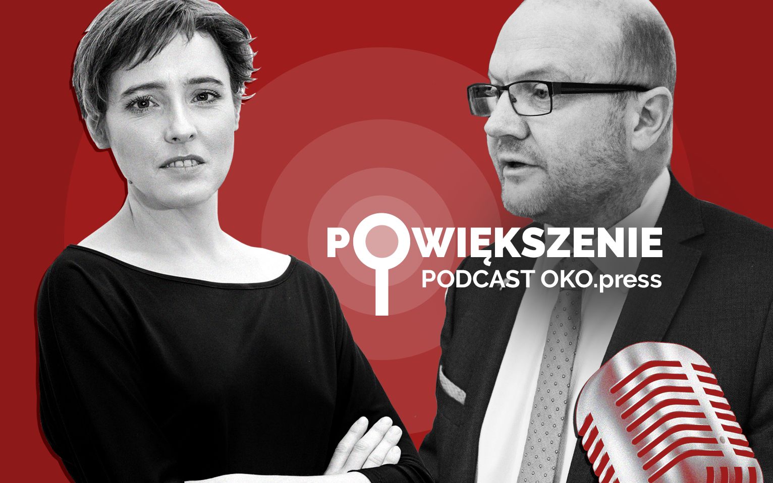 Grafika do artykułu "Zamknąć przejście w Kuźnicy" czy "wpuścić wszystkich". O granicę spierają się Duszczyk z Kowalską