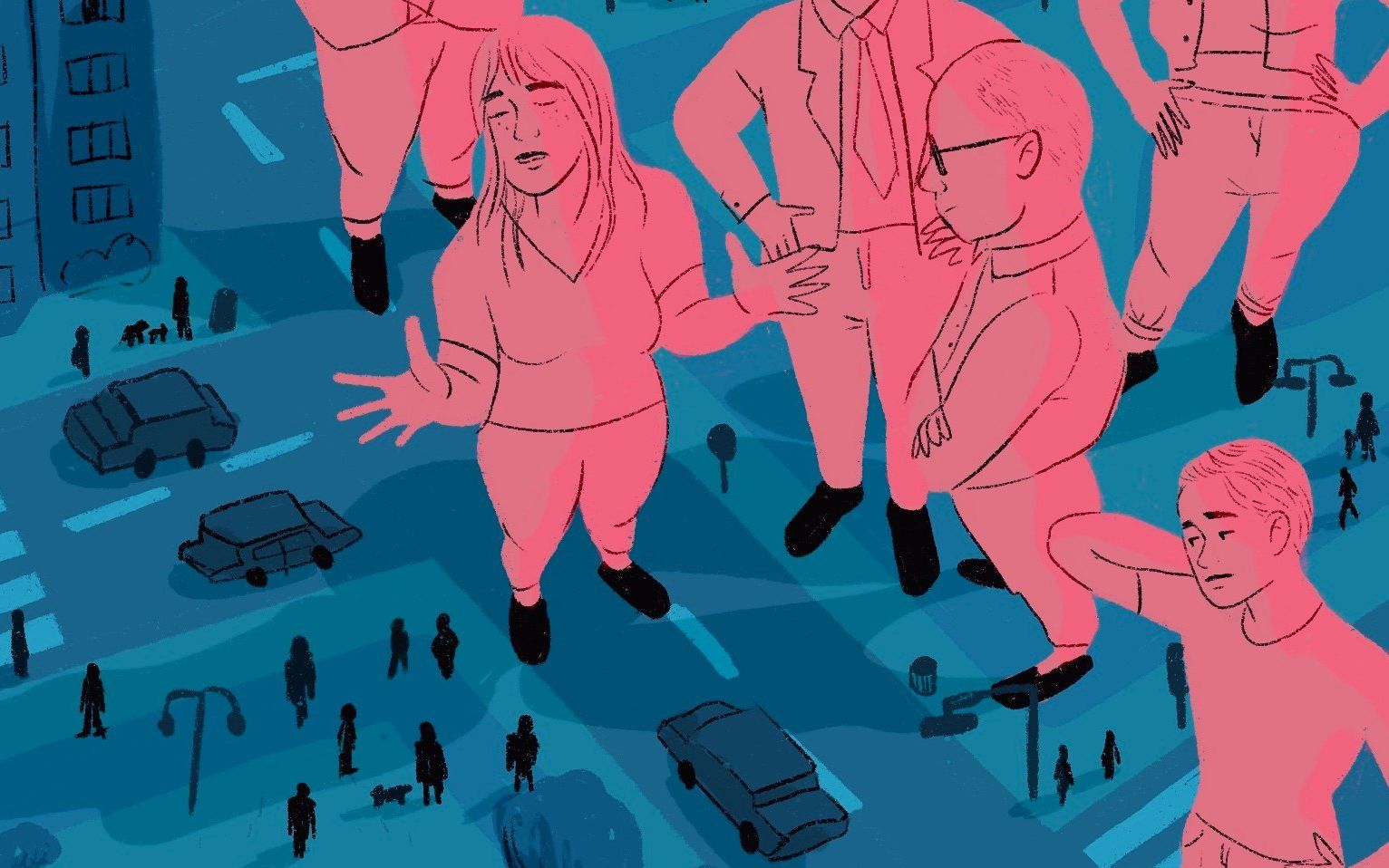 Grafika do artykułu Czym jest narcyzm grupowy? Jak na nas wpływa? W Rosji stał się narodową ideologią [PUŁAPKI MYŚLENIA]