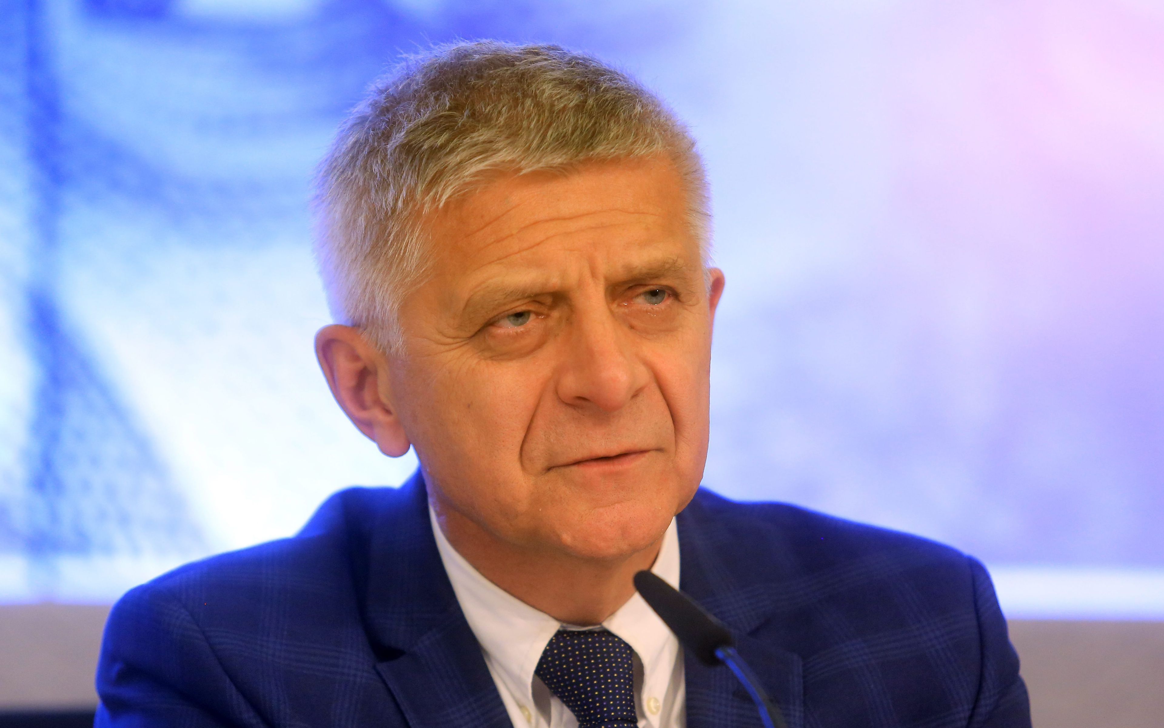 08.06.2016 Warszawa . Prezes NBP Marek Belka podczas konferencji prasowej po posiedzeniu Rady Polityki Pienieznej .
Fot. Jacek Marczewski / Agencja Gazeta