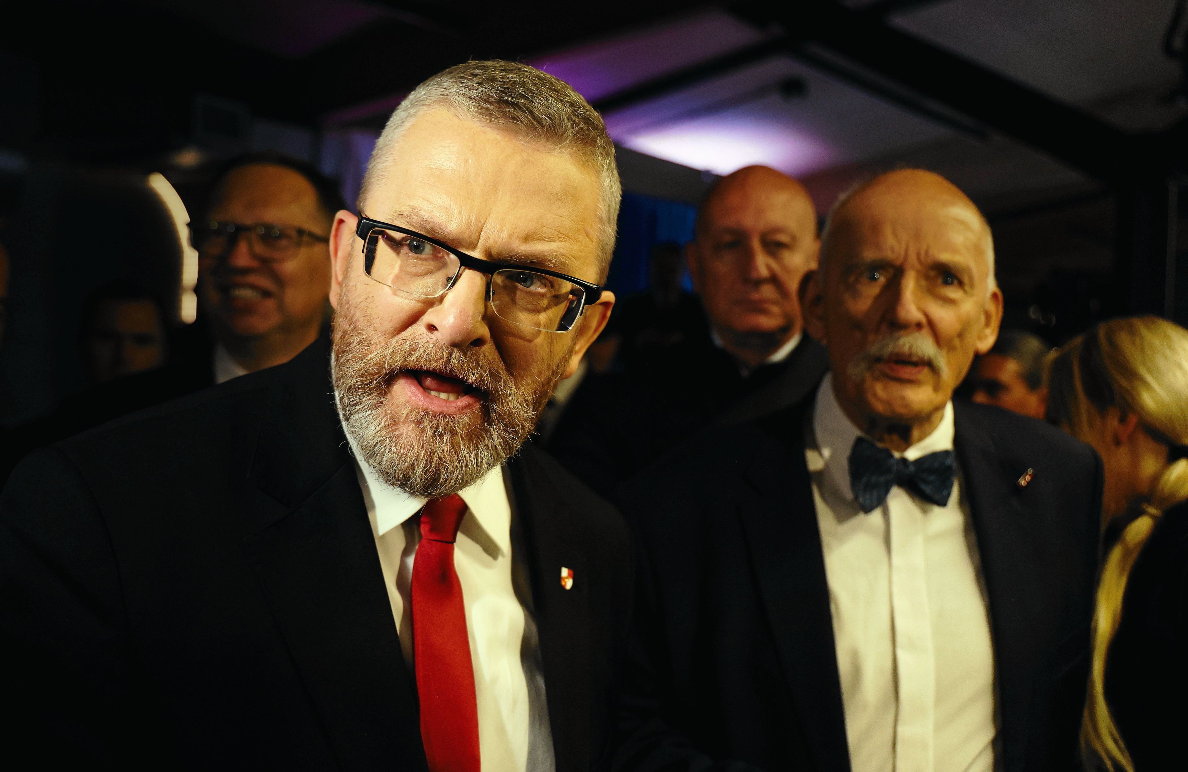 Wieczór wyborczy Grzegorz Brauna