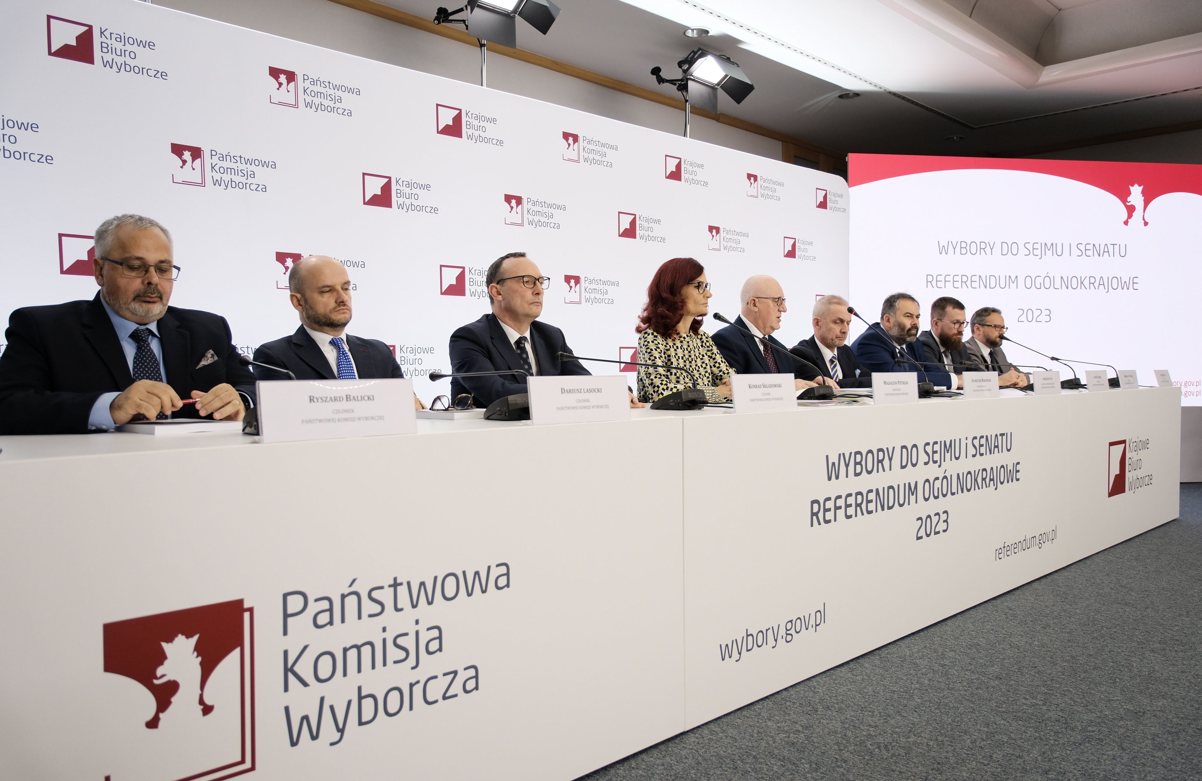 Wybory Parlamentarne 2023 - ogloszenie wyników przez Panstwowa Komisje Wyborcza